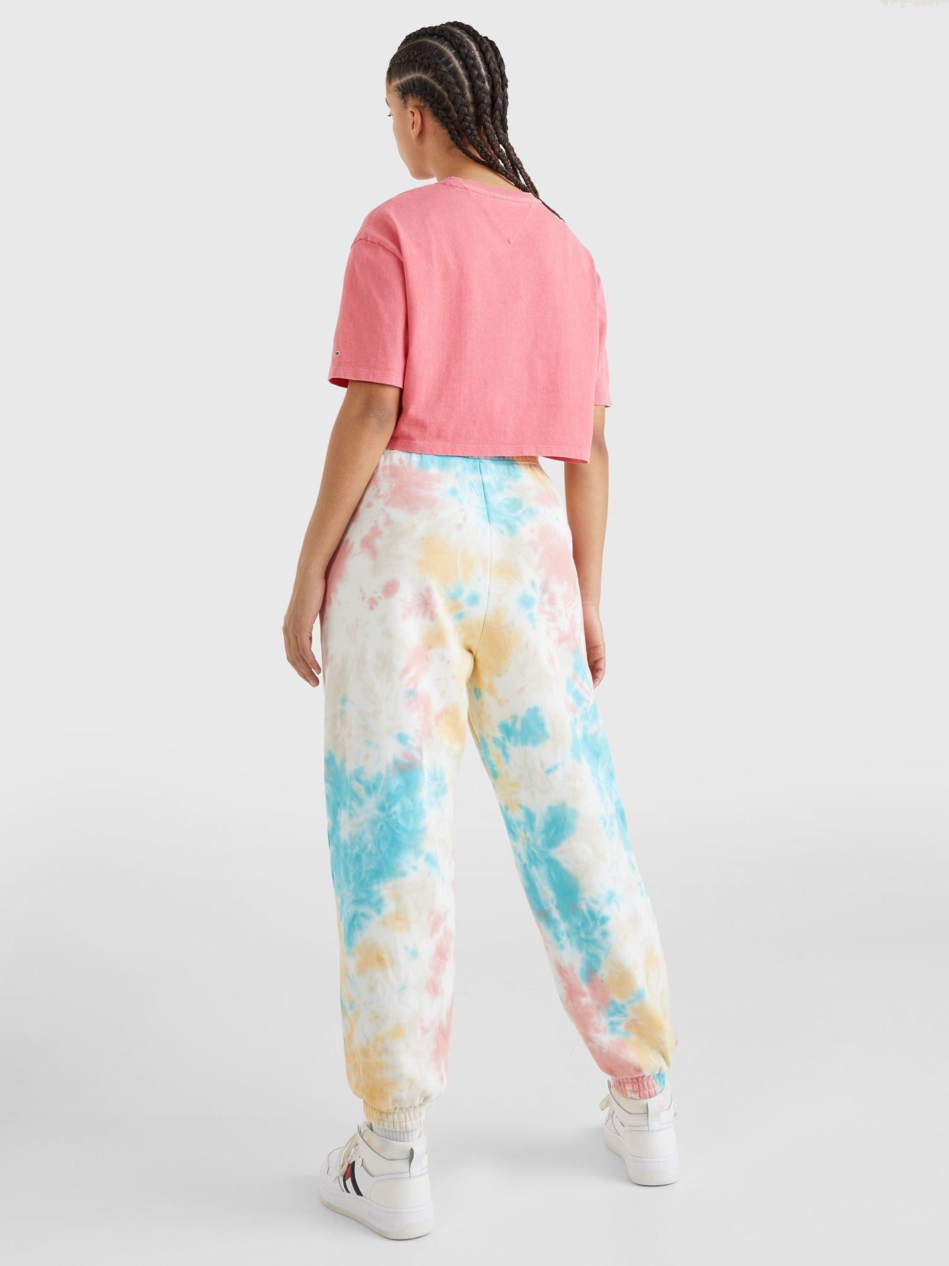 Polera Oversize College Rosado Tommy Jeans JN2-1
