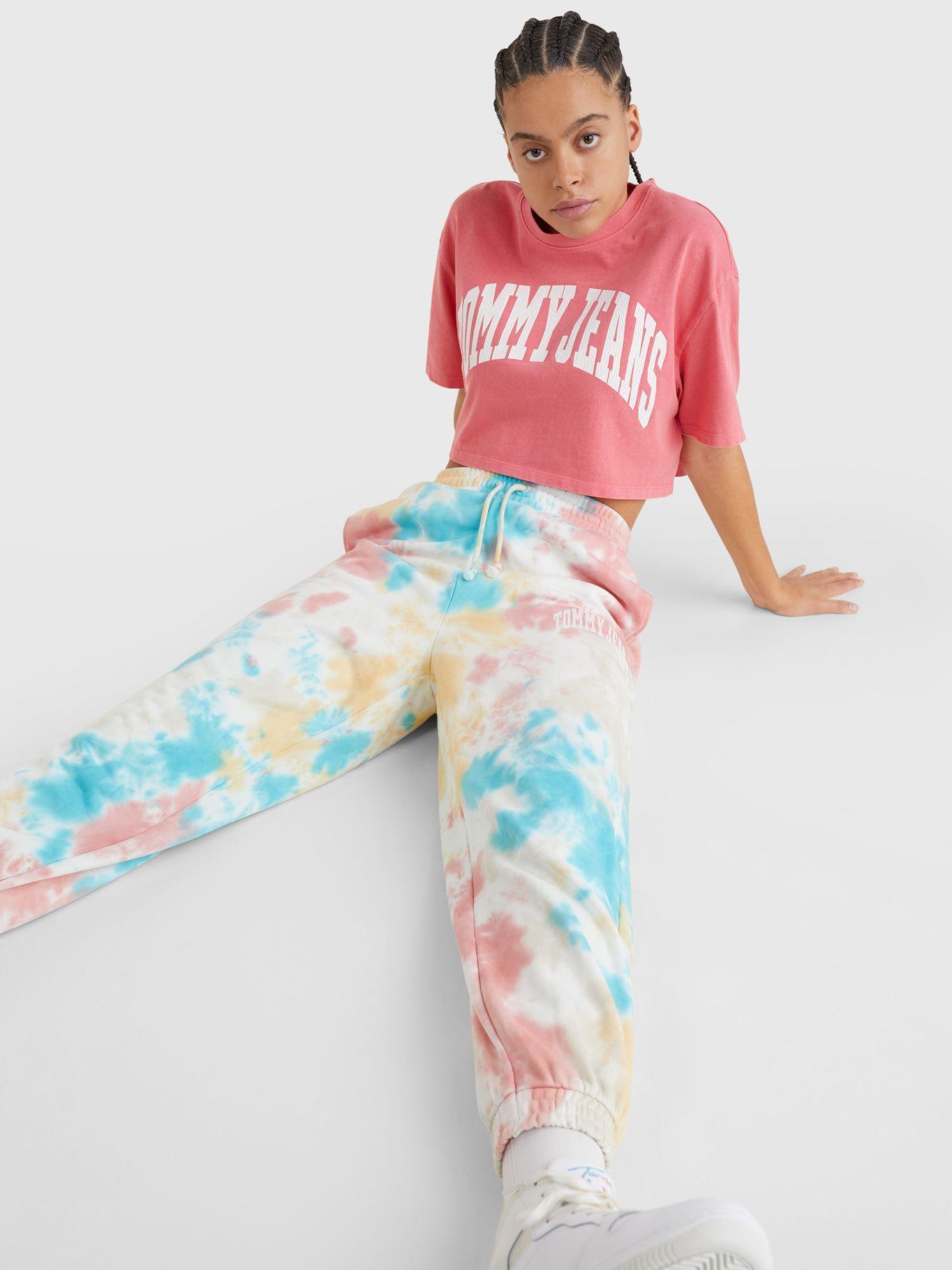 Polera Oversize College Rosado Tommy Jeans JN2-2