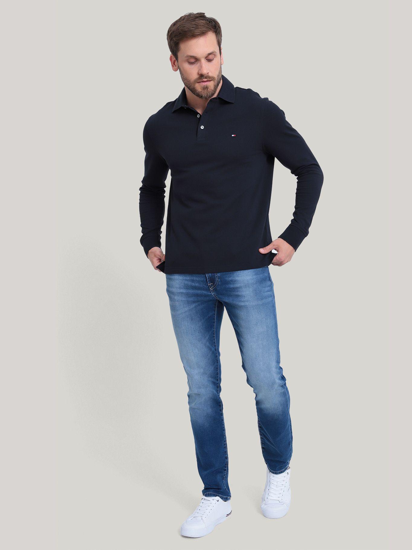 Polo 1985 Collection C Logo Azul Tommy Hilfiger-1