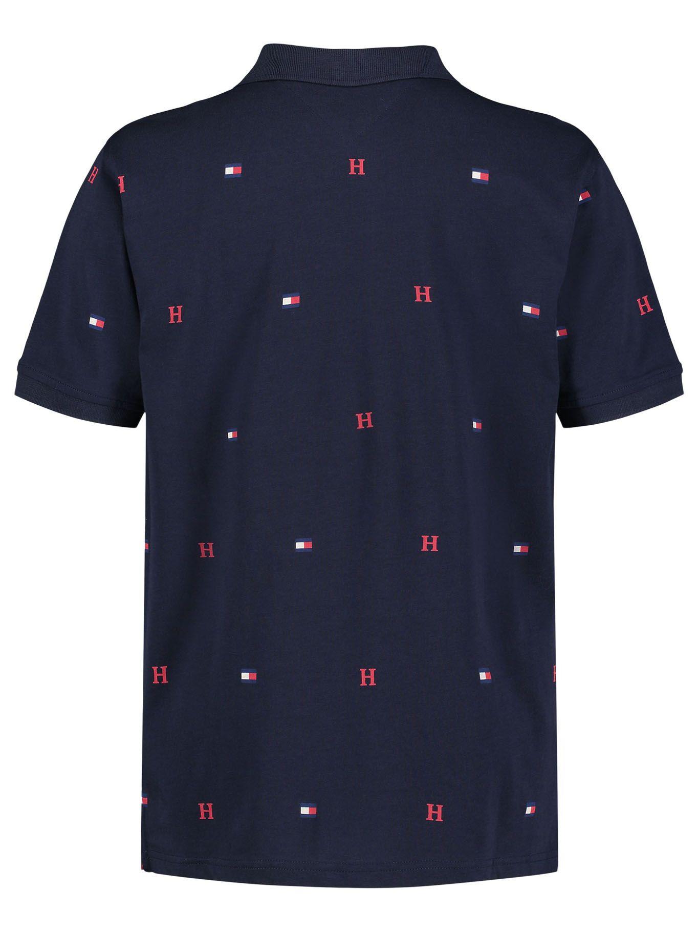 Polo Flag Print Logo Azul Tommy Hilfiger-1