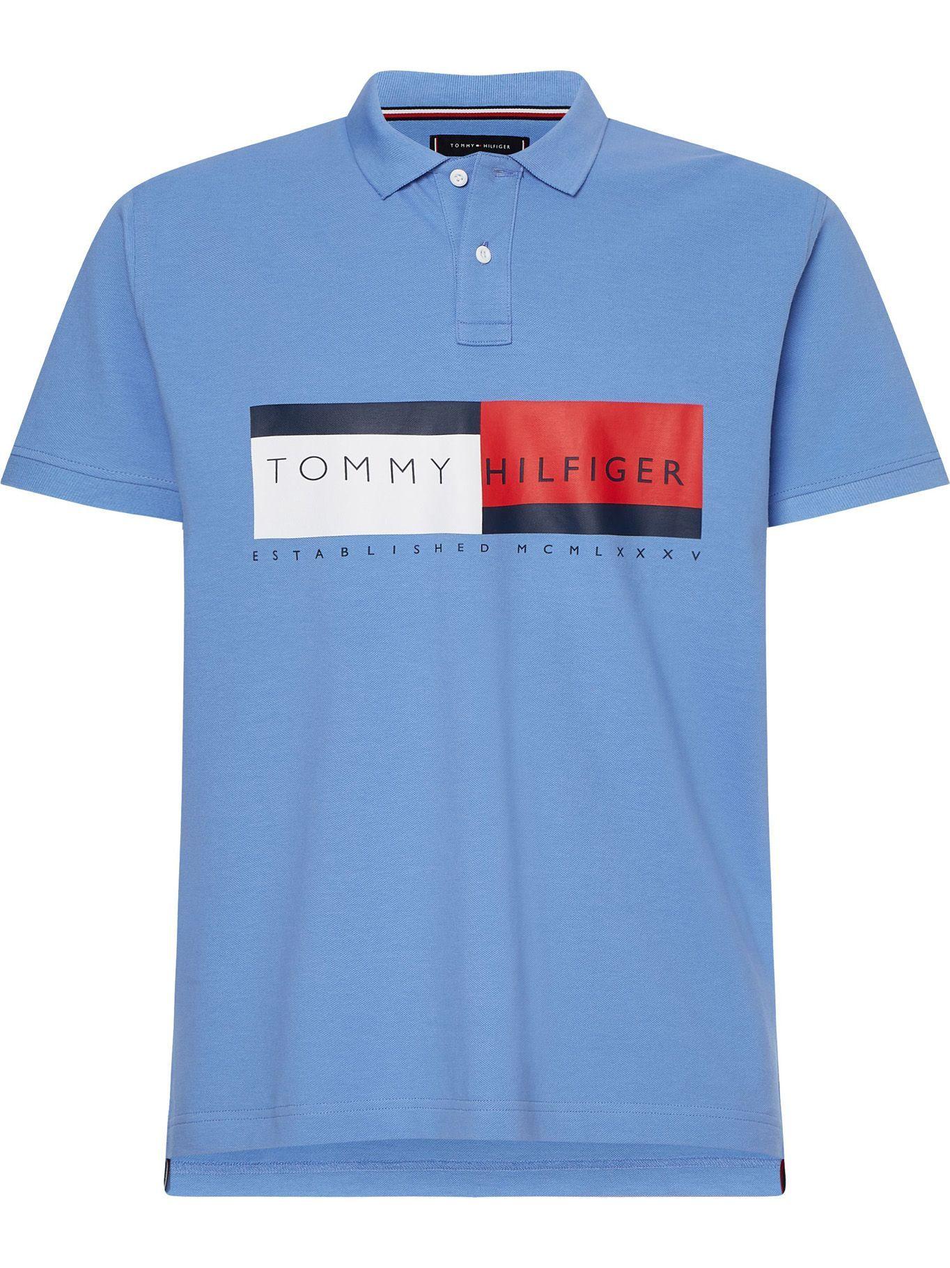 Polo Corp Graphic Celeste Tommy Hilfiger A2-0