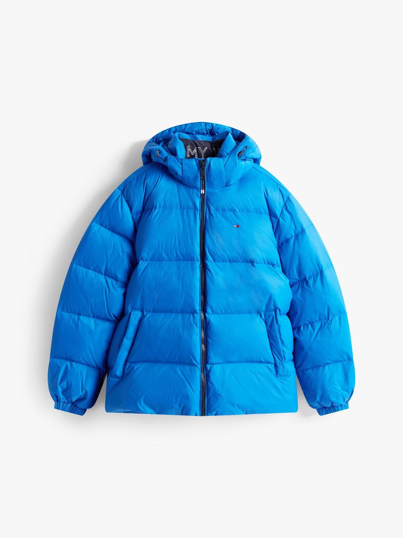 Parka Essential Acolchada C Gorro Azul Tommy Jeans-4