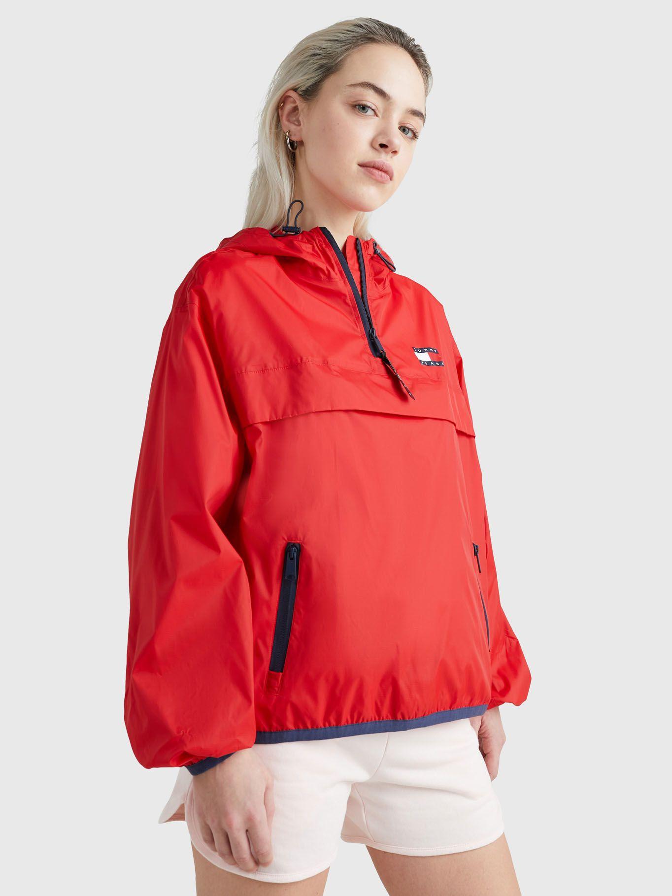 Cortavientos Chicago Plegable Rojo Tommy Jeans-0