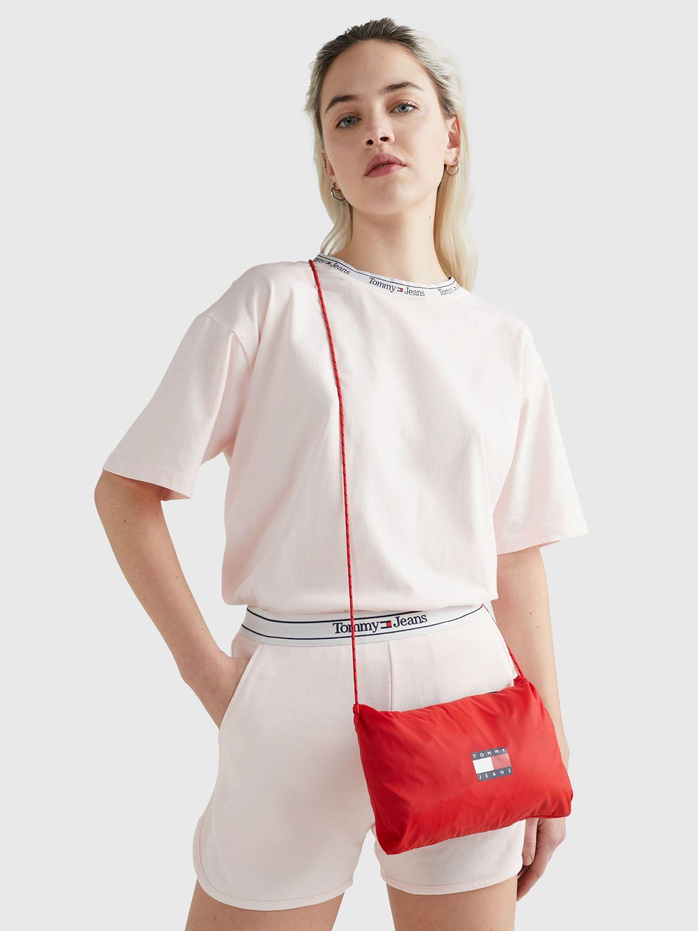 Cortavientos Chicago Plegable Rojo Tommy Jeans-6