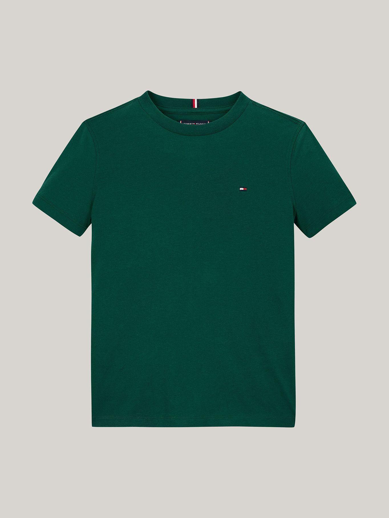 Polera De Niño Essential Cotton Verde Tommy Hilfiger-4