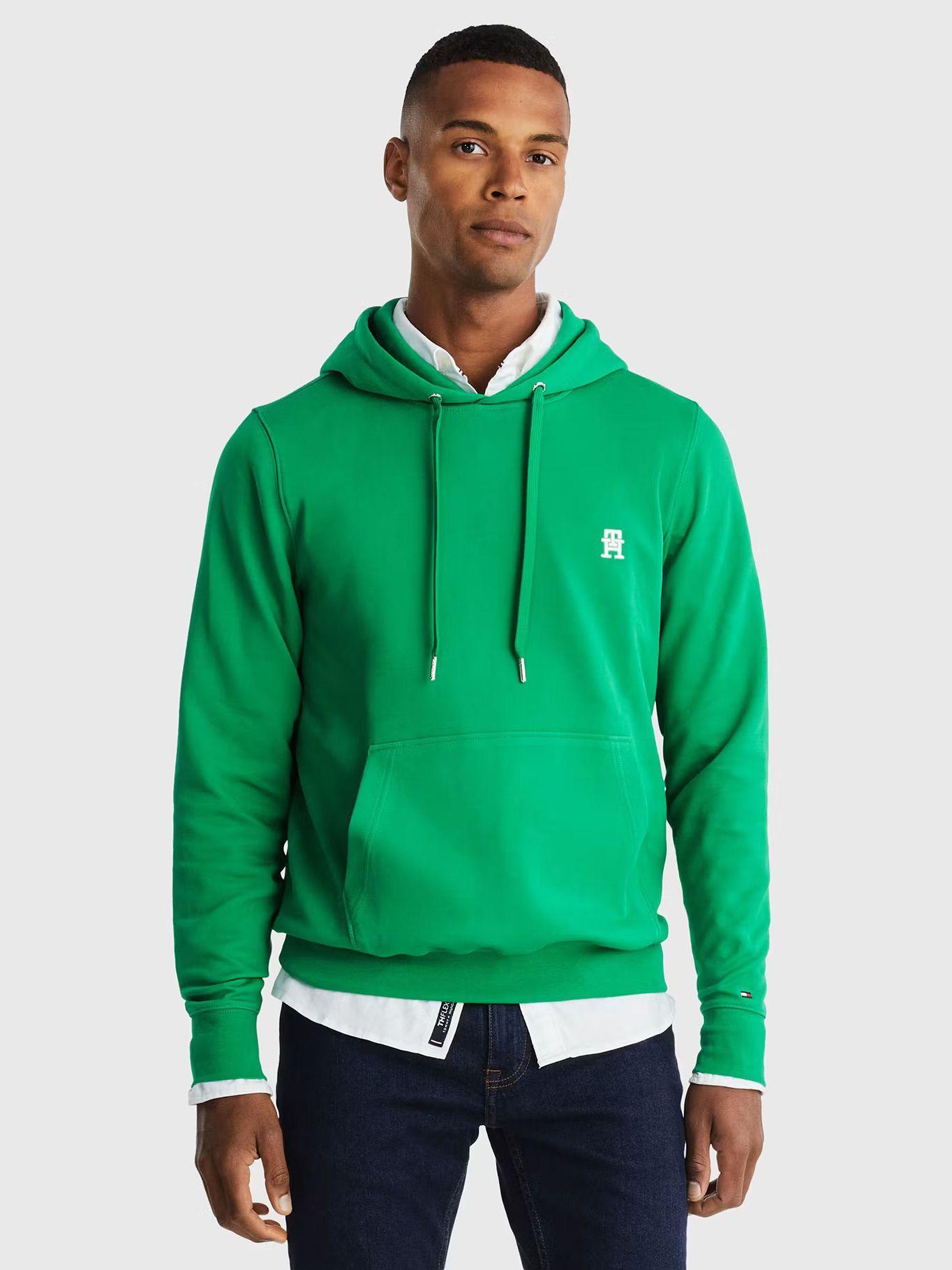 Polerón Monogram Hoodie Log Verde Tommy Hilfiger-0