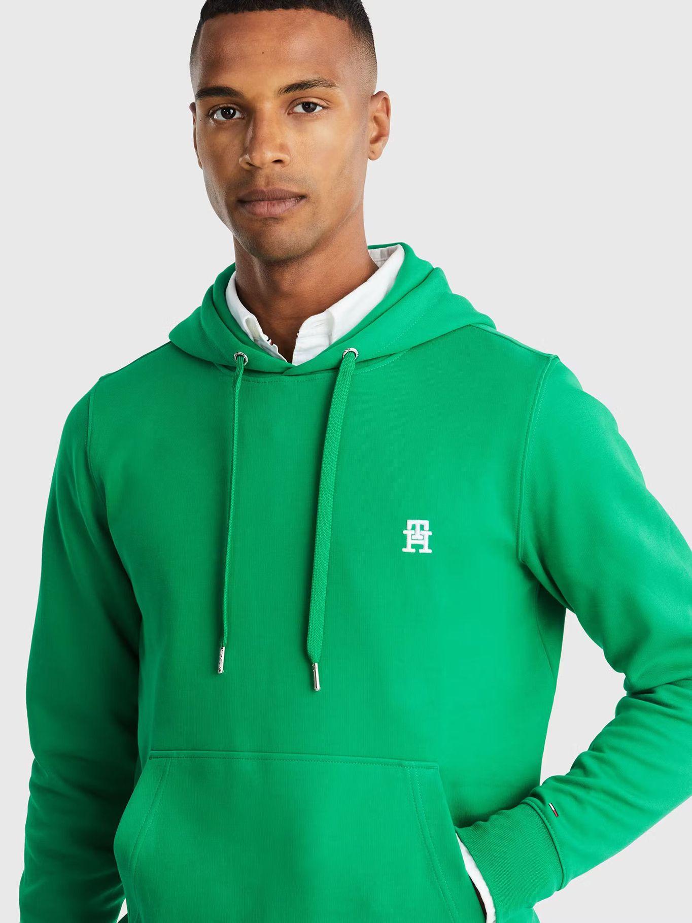 Polerón Monogram Hoodie Log Verde Tommy Hilfiger-3