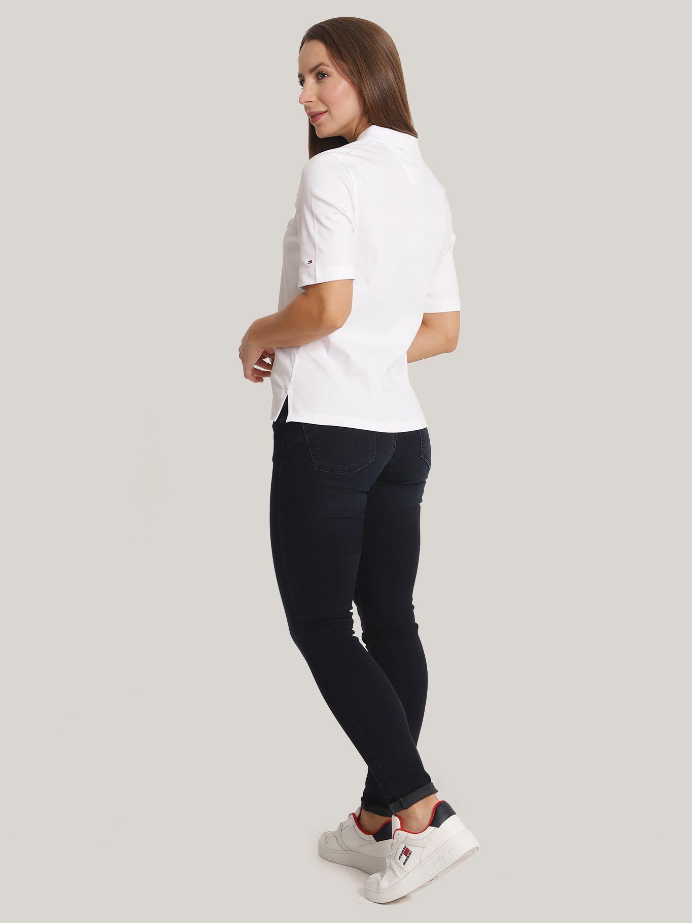 Polo Logo Monogram-Bordado Blanco Tommy Hilfiger-2