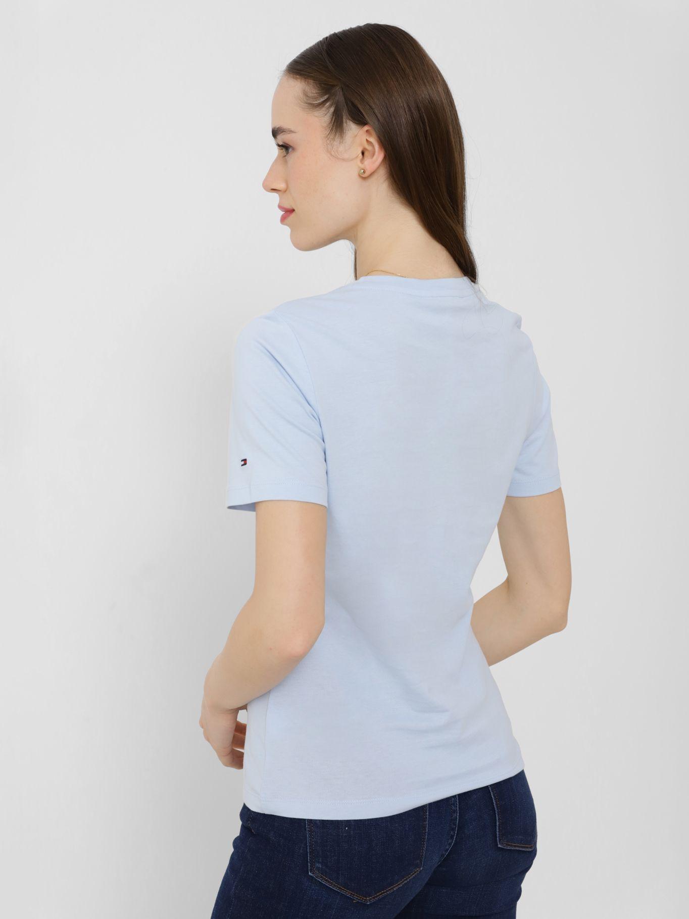 Polera Vintage Varsity Celeste Tommy Hilfiger-1