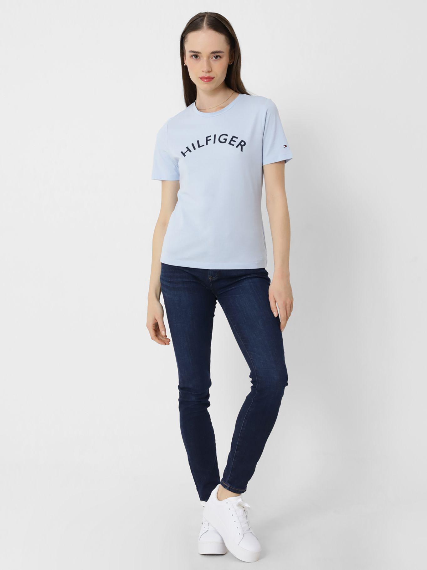 Polera Vintage Varsity Celeste Tommy Hilfiger-2