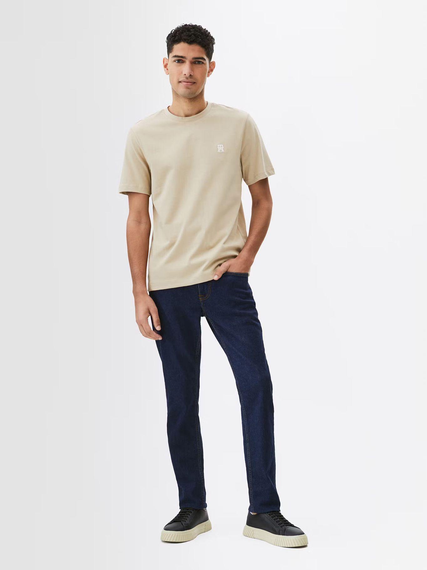 Polera Monogram Logo Beige Tommy Hilfiger-1
