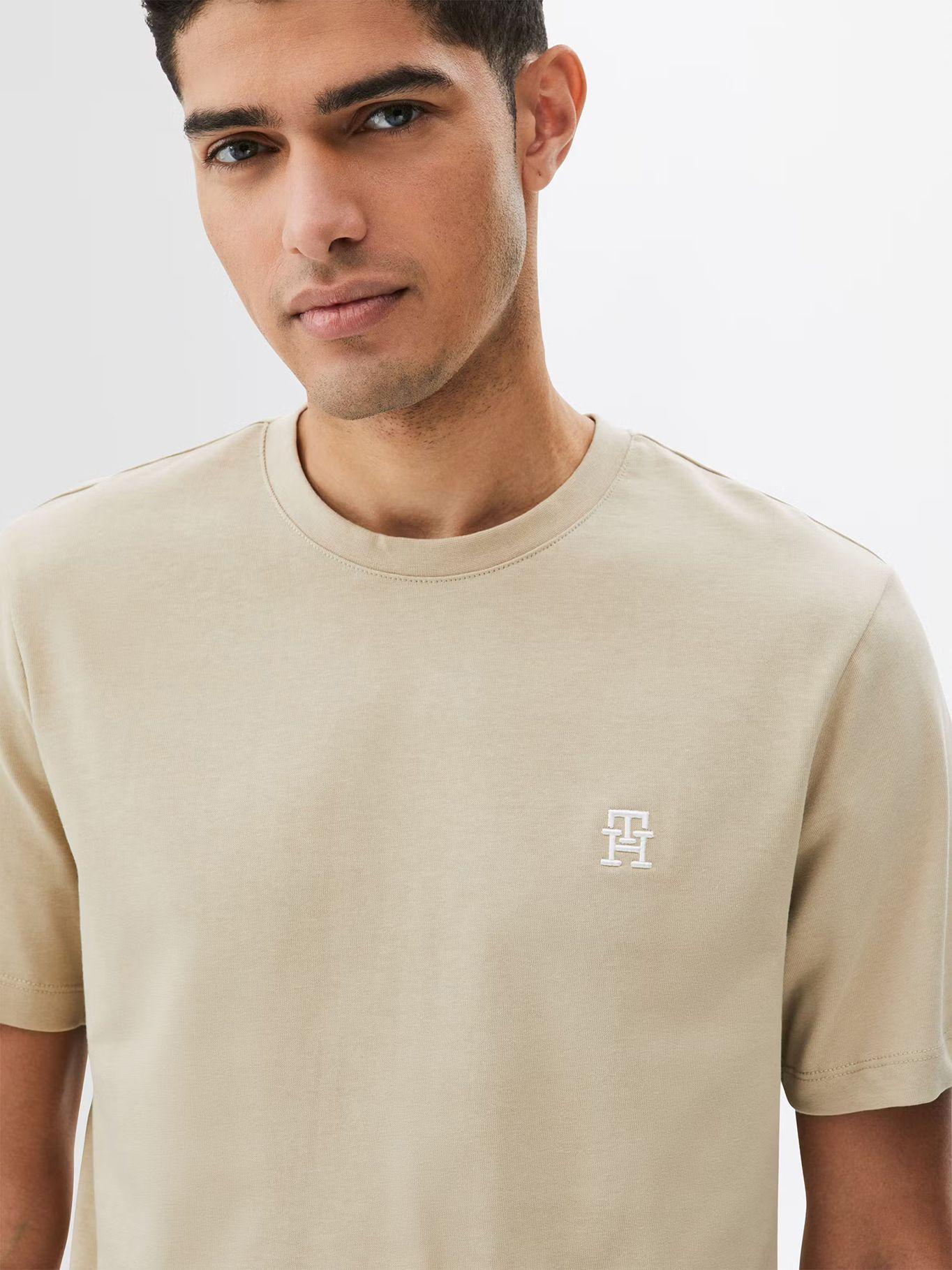 Polera Monogram Logo Beige Tommy Hilfiger-3