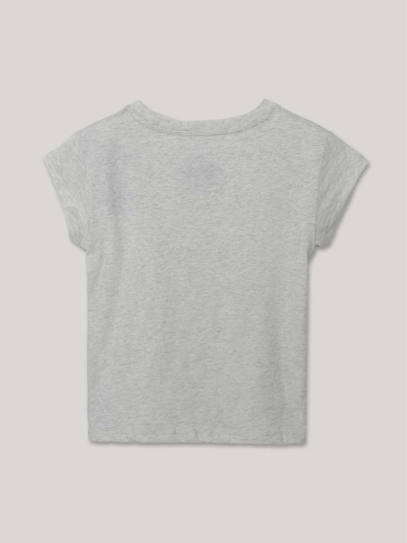 Polera De Niña Con Logo Nautico Gris Tommy Hilfiger-1