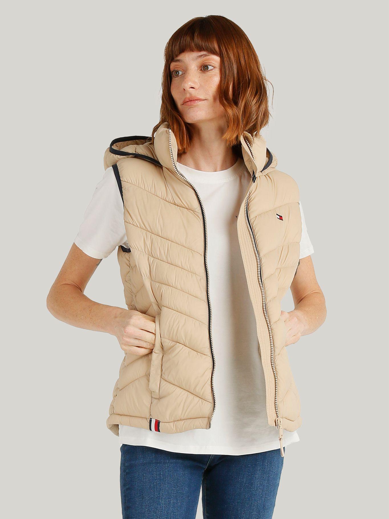 Parka Vest Light Weight Solid Beige Tommy Hilfiger-0