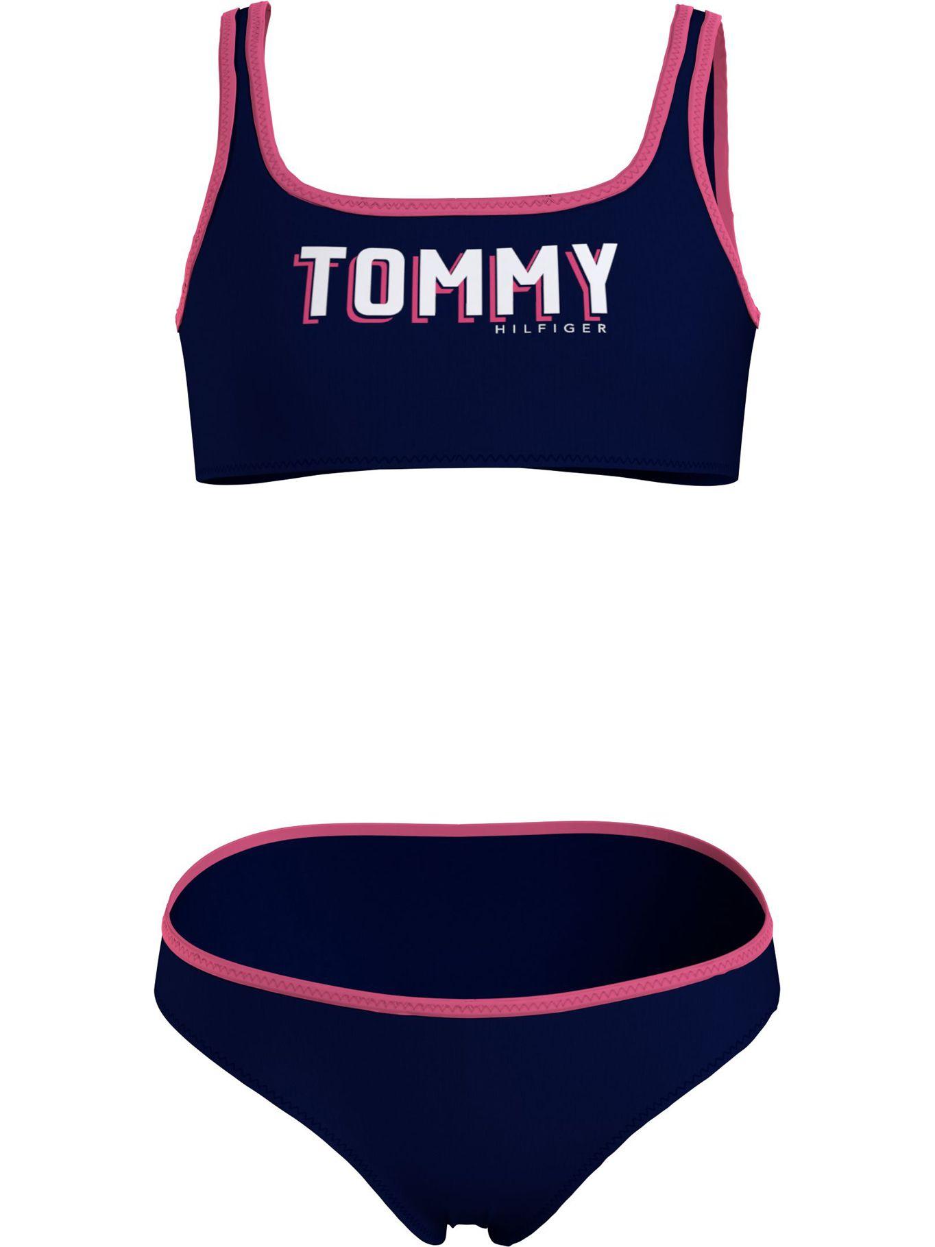 Bikini Con Logo Azul Tommy Hilfiger-0