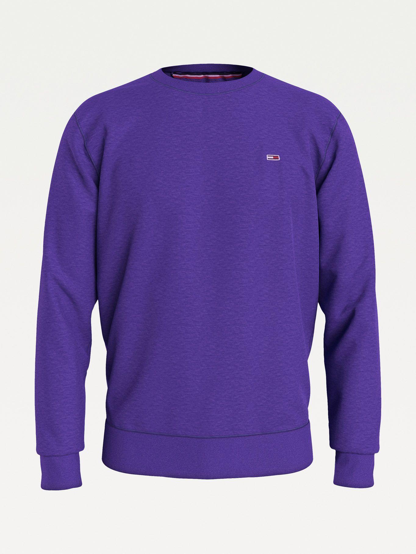 Polerón Cotton Logo Morado Tommy Jeans F2-0