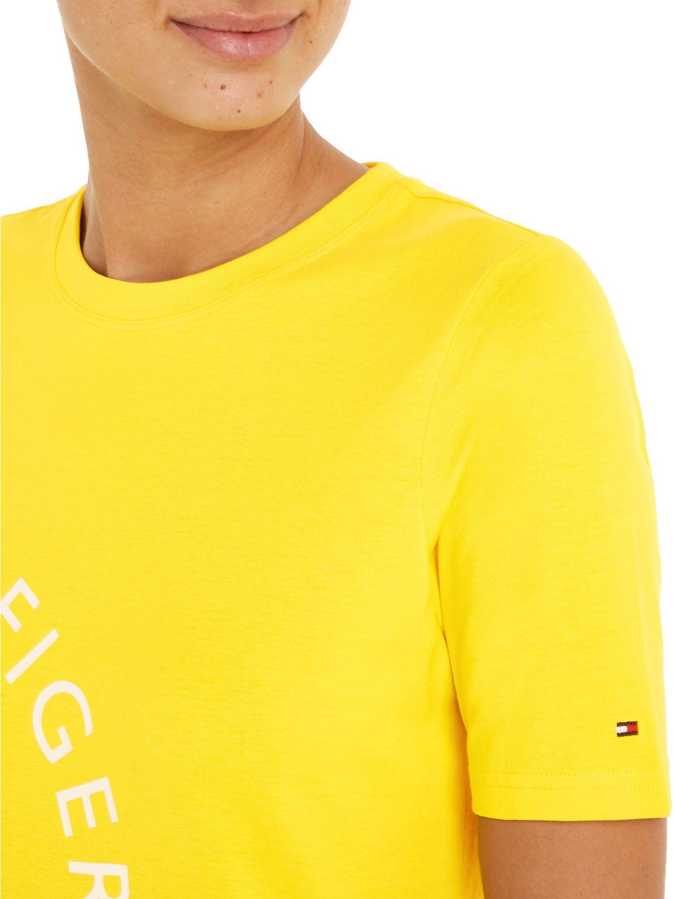 Vestido Con Logo Circular Amarillo Tommy Hilfiger-2