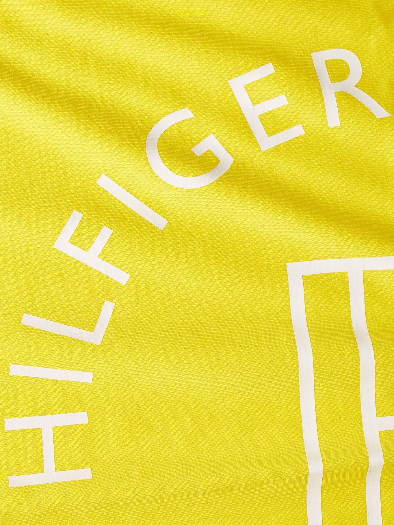 Vestido Con Logo Circular Amarillo Tommy Hilfiger-3