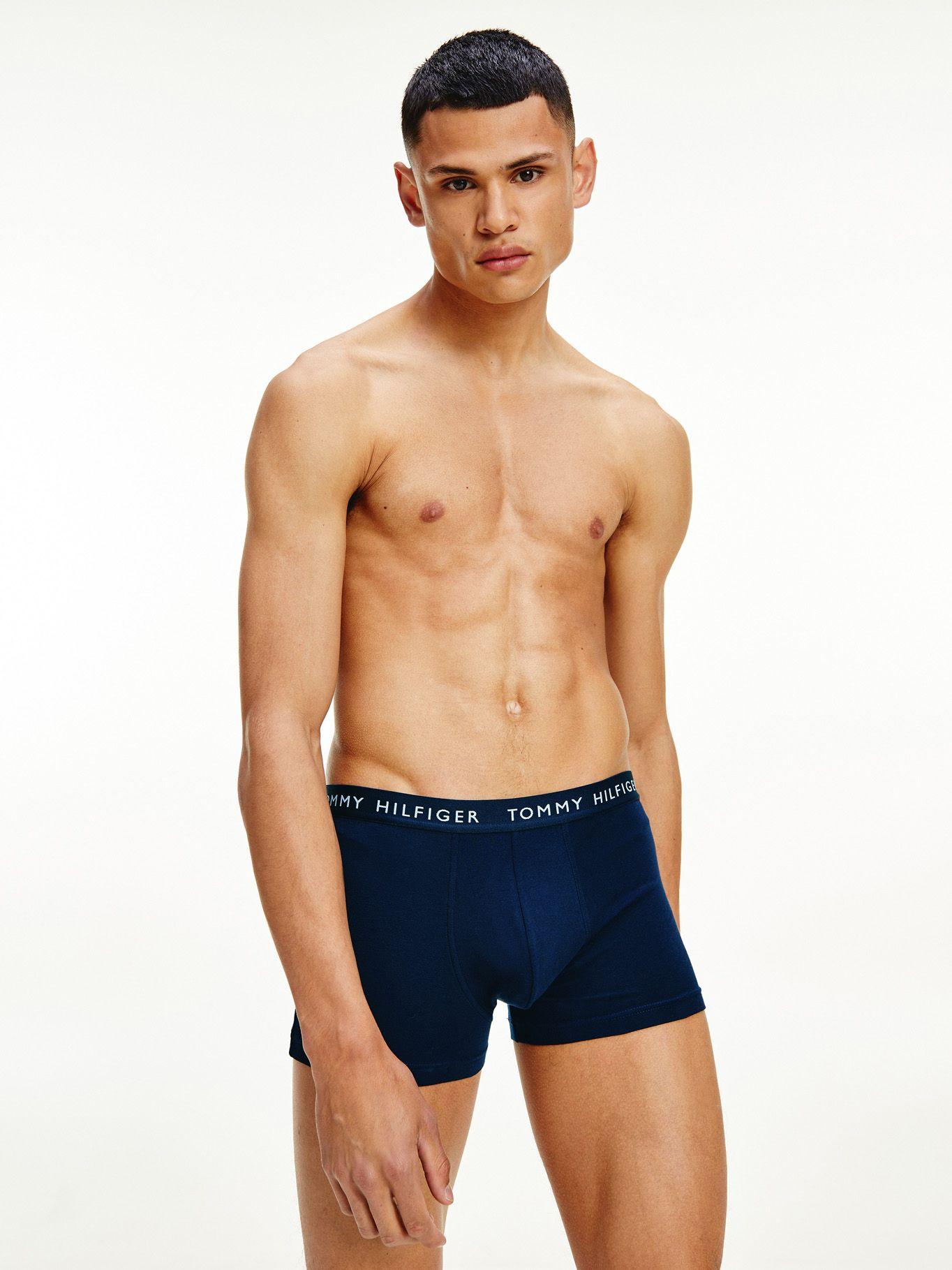 Pack 3 Calzoncillos Trunk Essential Azul Tommy Hilfiger-4