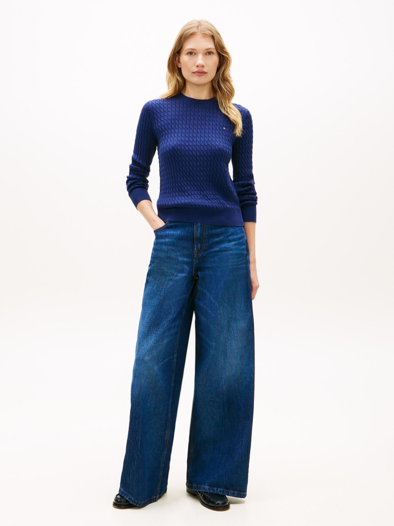 Sweater De Punto Trenzado-1