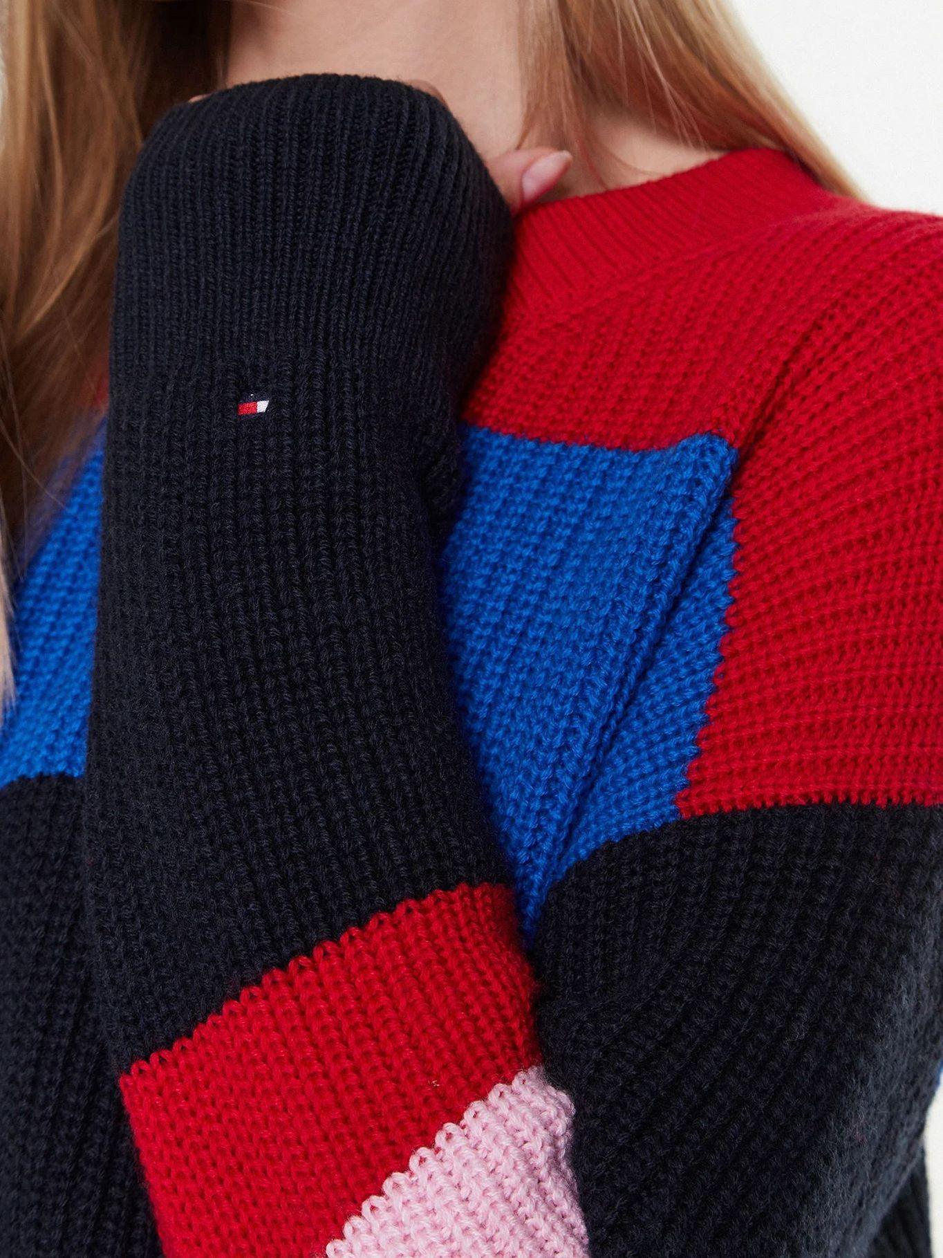 Sweater Vibrant Stripe Azul Tommy Hilfiger-3