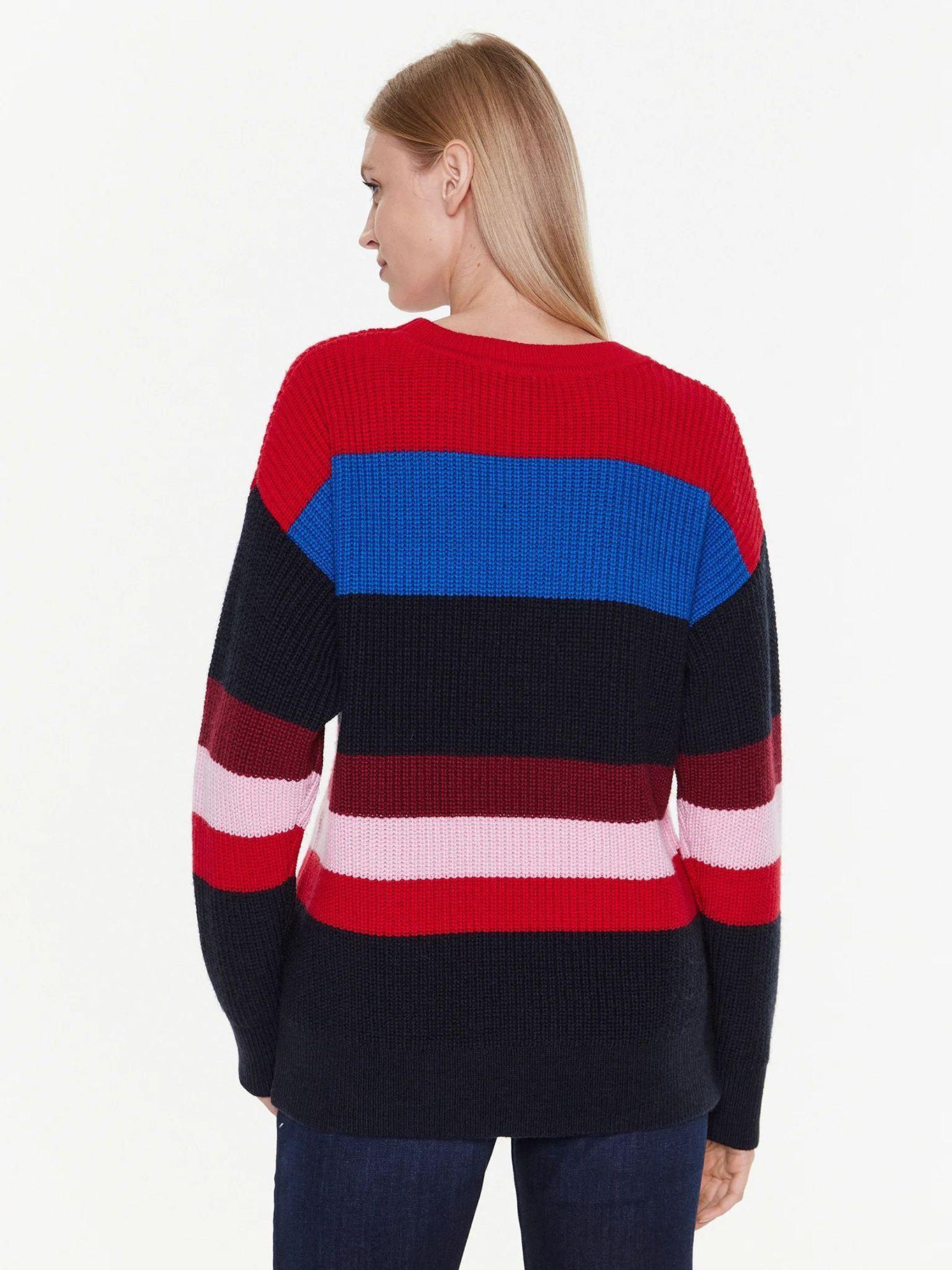 Sweater Vibrant Stripe Azul Tommy Hilfiger-2