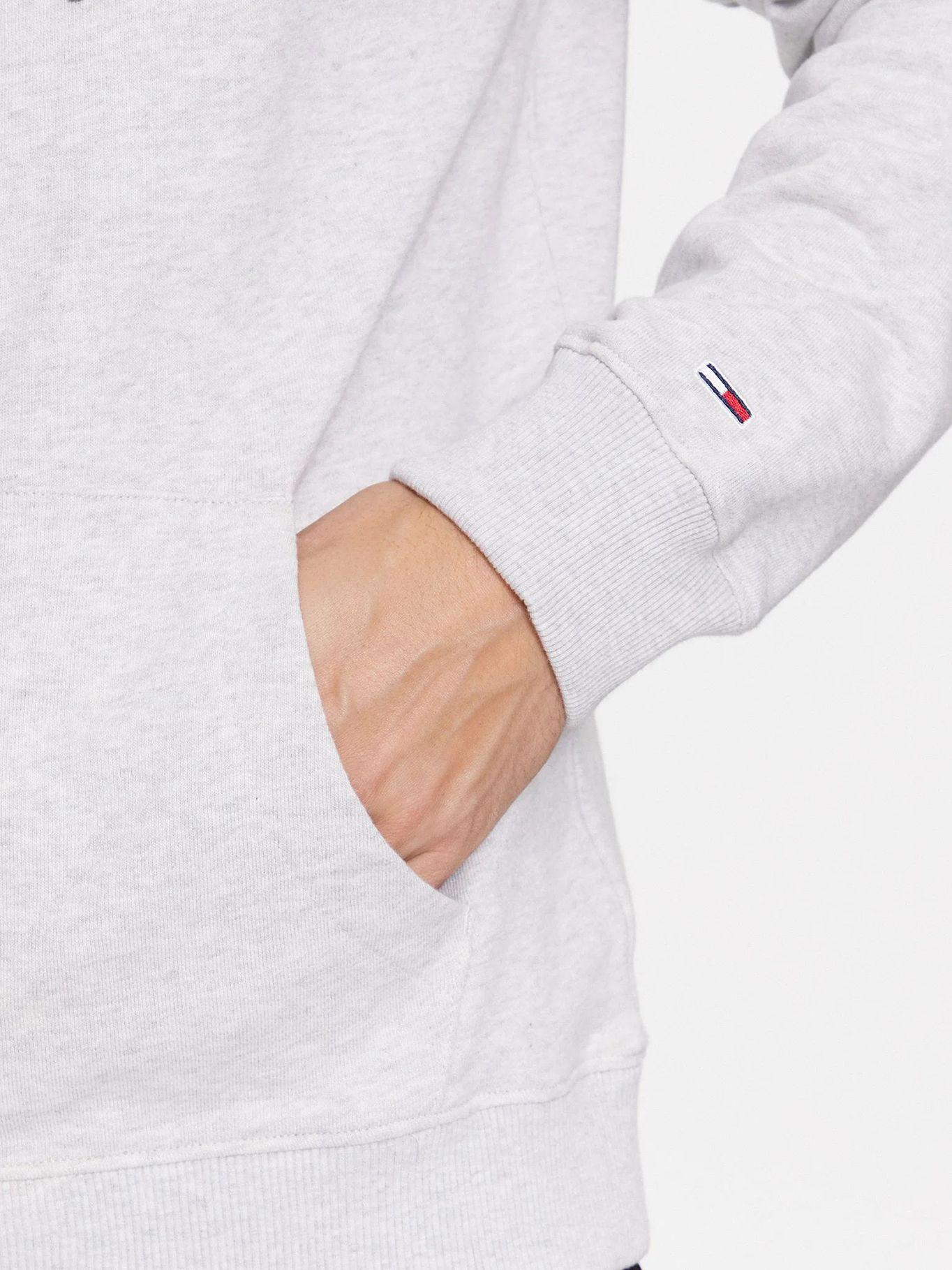 Poleron Hoodie Spray Paint Gris Tommy Hilfiger-4