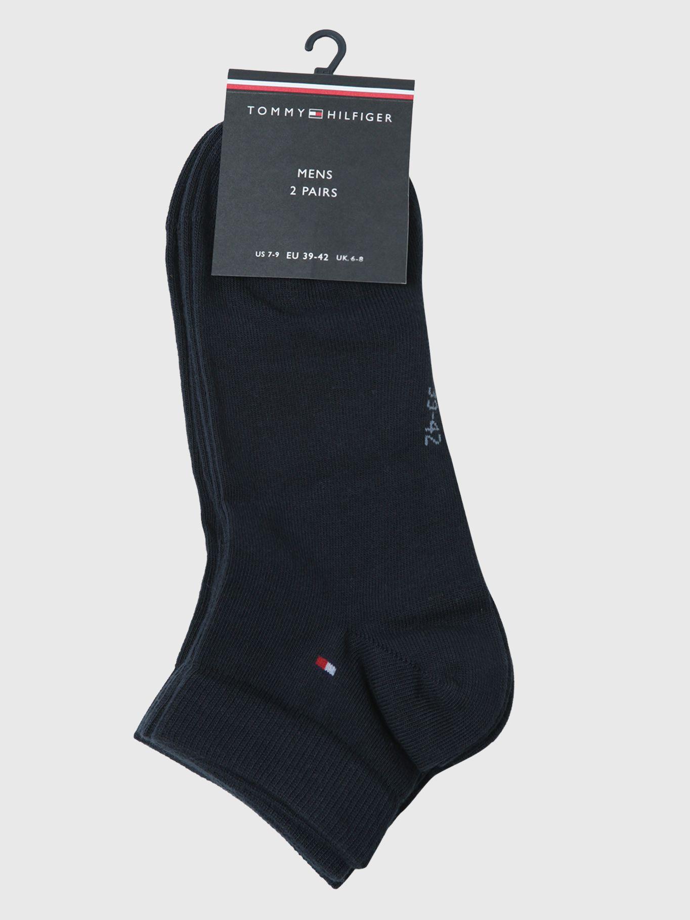 Pack 2 Par Tobilleros Calcetines Negro Tommy Hilfiger-2