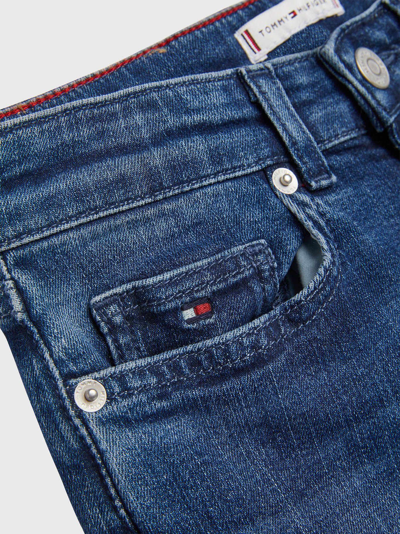 Jeans High Rise Desteñidos Azul Tommy Hilfiger-2