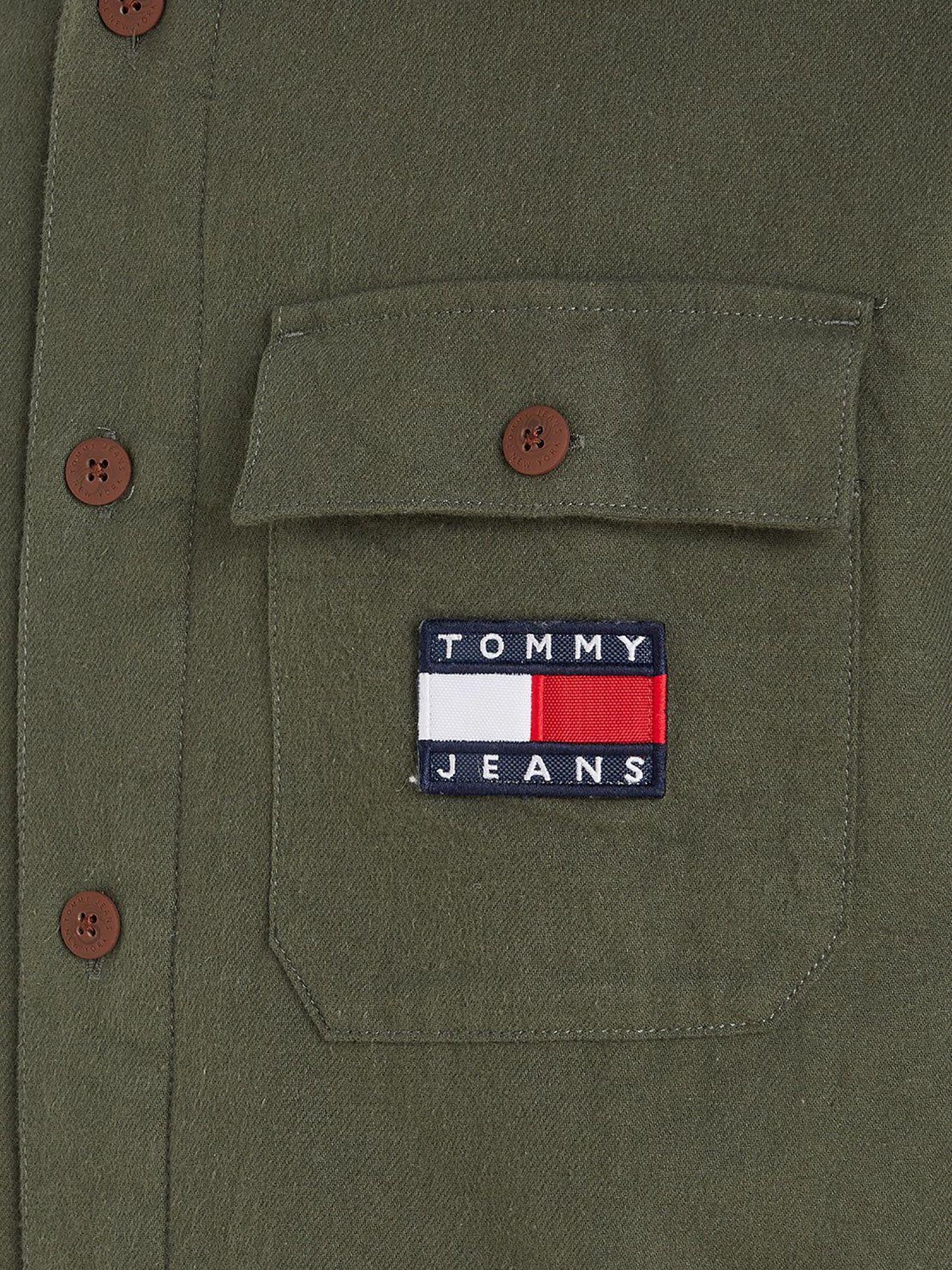 Sobrecamisa Sherpa Con Logo Verde Tommy Jeans-3