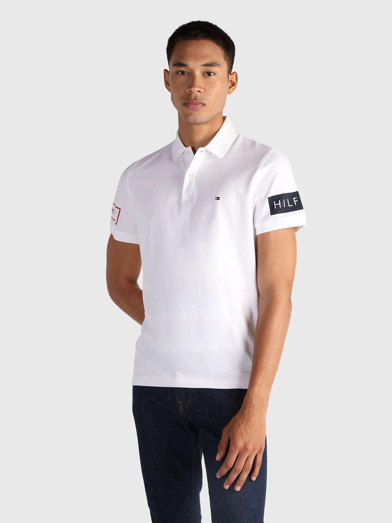 Polo Tonal Con Logo Regular Fit Blanco Tommy Hilfiger-0