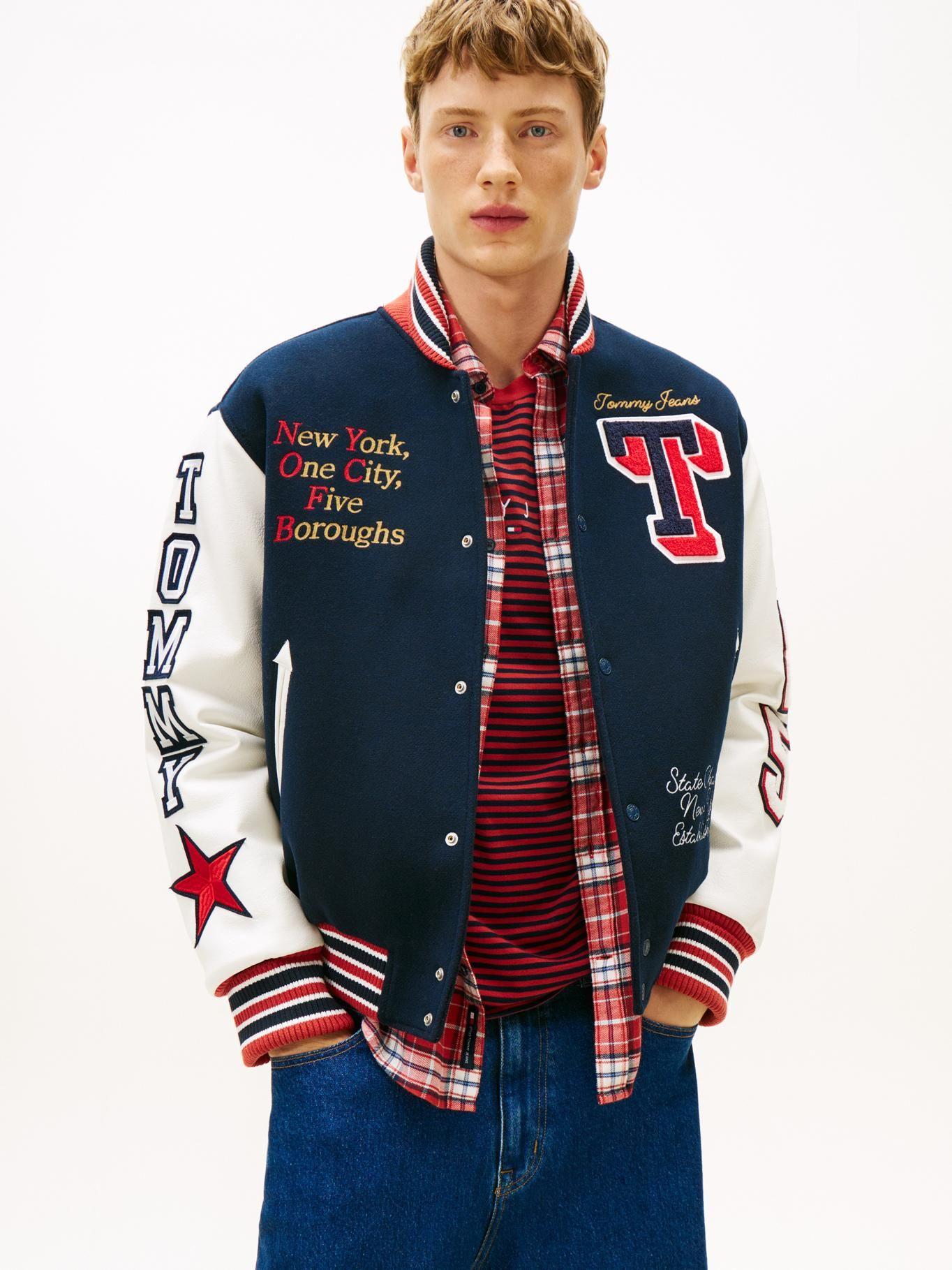 Chaqueta Varsity Logo De Parche Tommy Jeans Multicolor-0