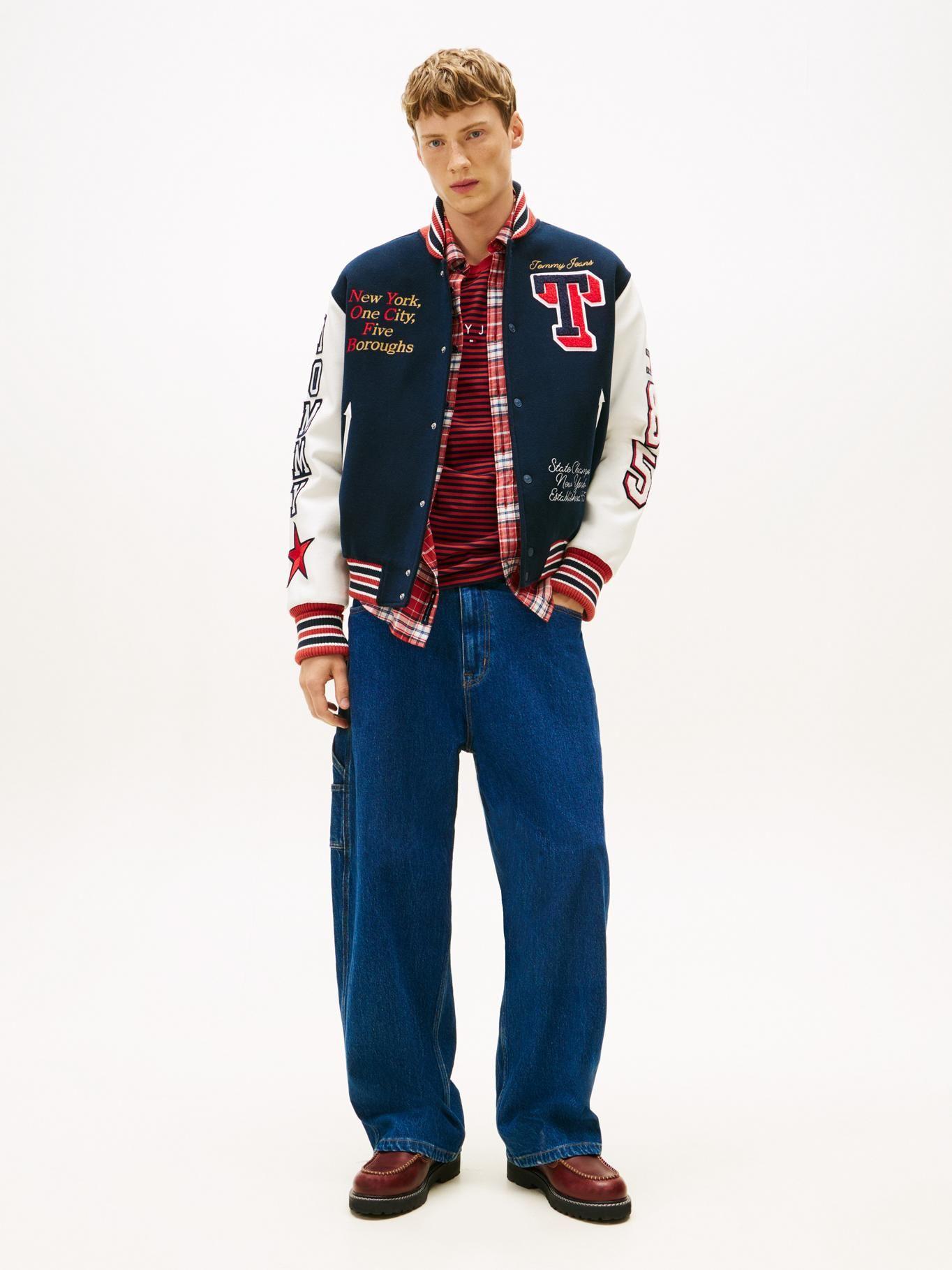 Chaqueta Varsity Logo De Parche Tommy Jeans Multicolor-1