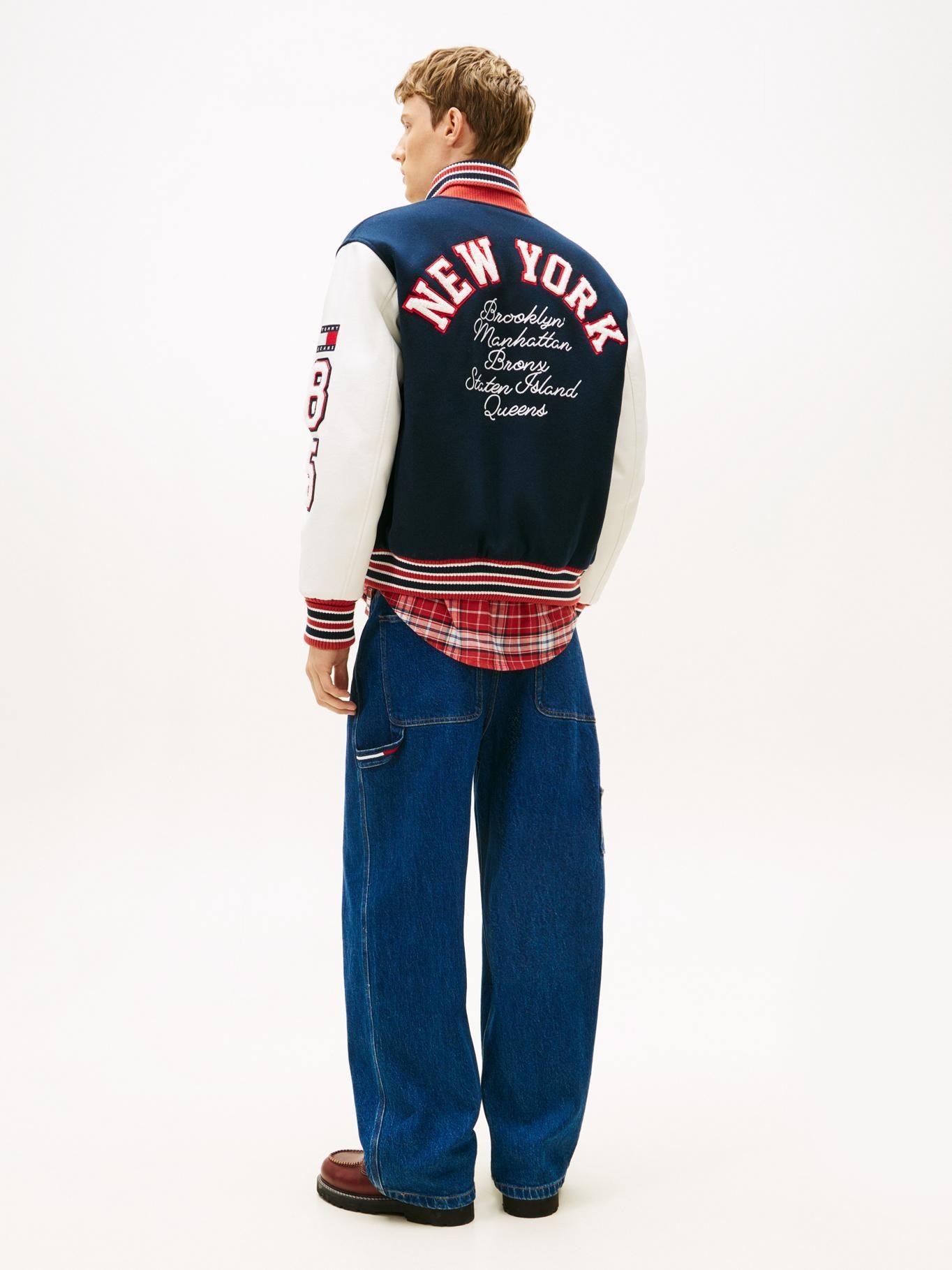 Chaqueta Varsity Logo De Parche Tommy Jeans Multicolor-2