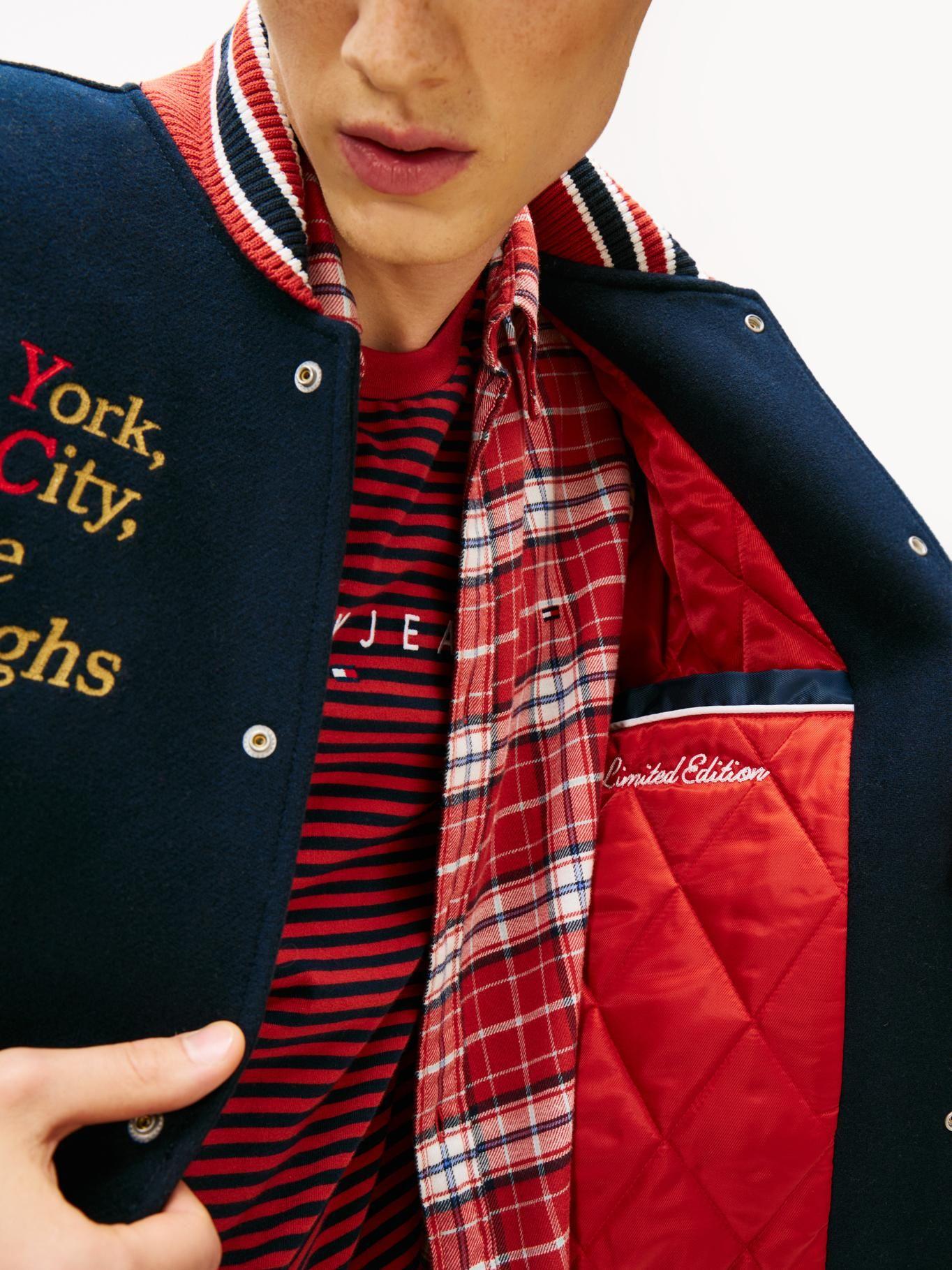Chaqueta Varsity Logo De Parche Tommy Jeans Multicolor-3