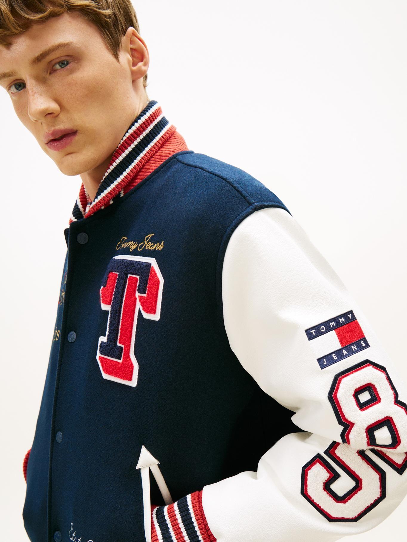 Chaqueta Varsity Logo De Parche Tommy Jeans Multicolor-4