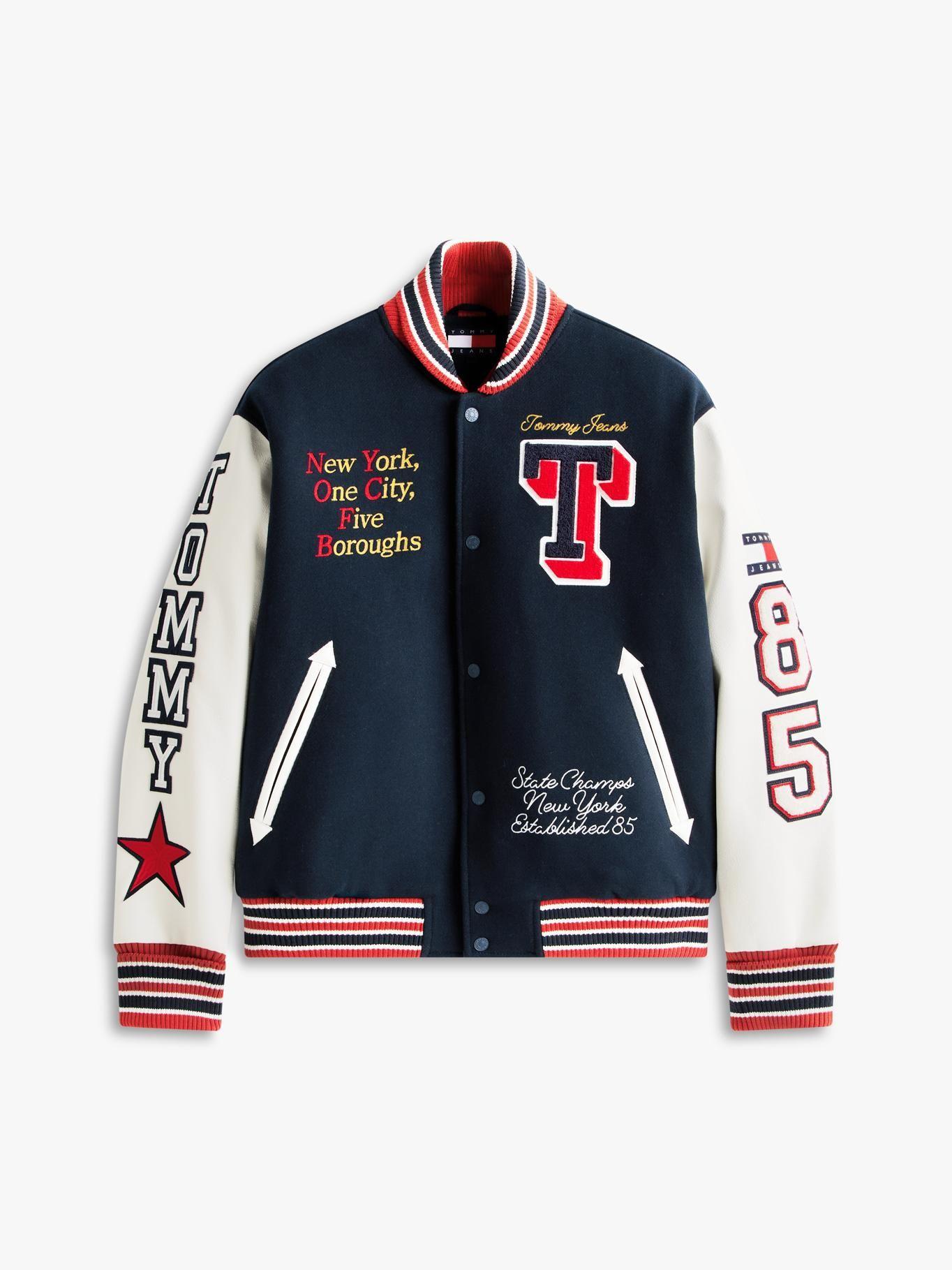 Chaqueta Varsity Logo De Parche Tommy Jeans Multicolor-5