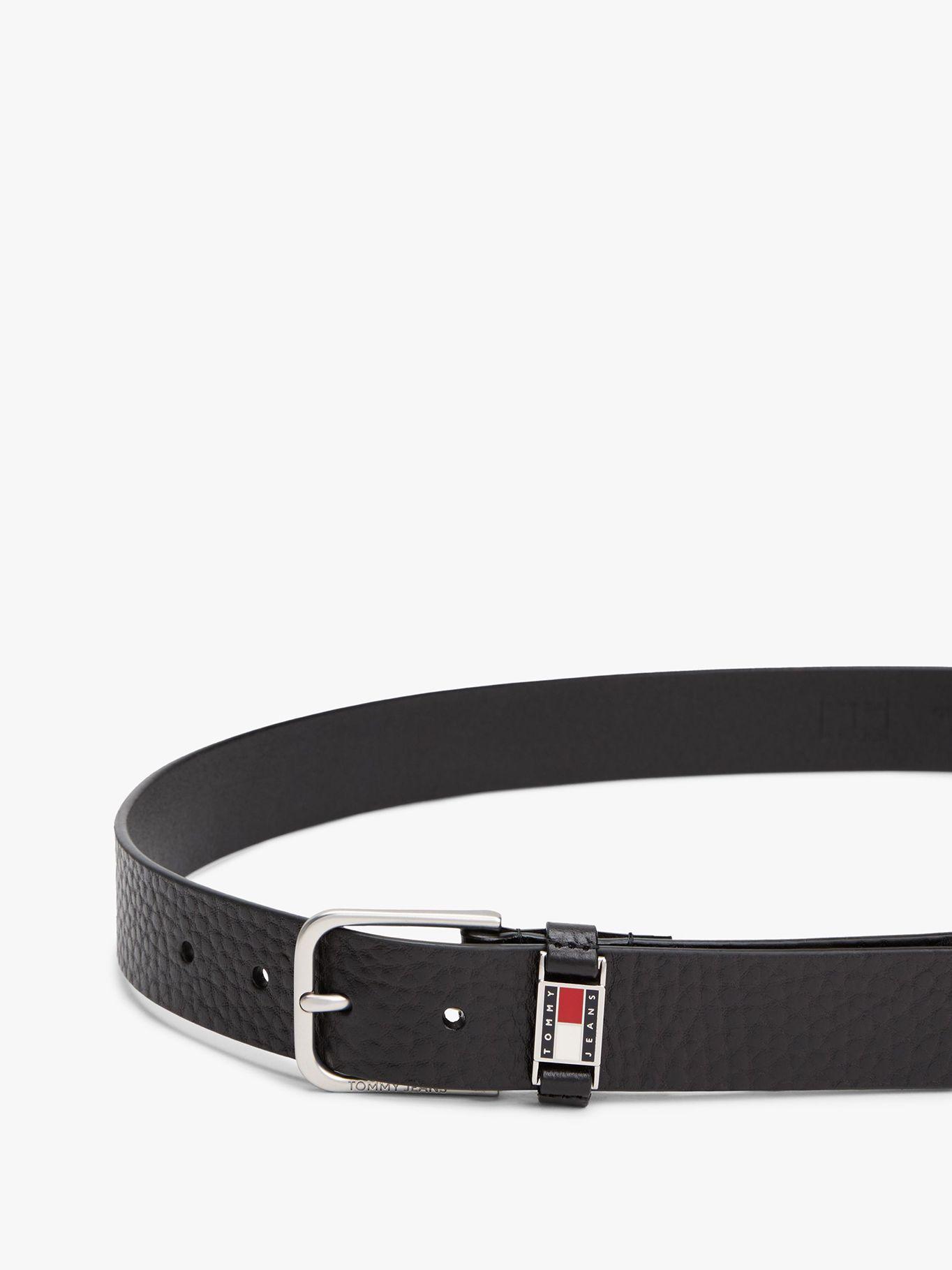 Cinturón Scanton Texturizado Negro Tommy Jeans-1