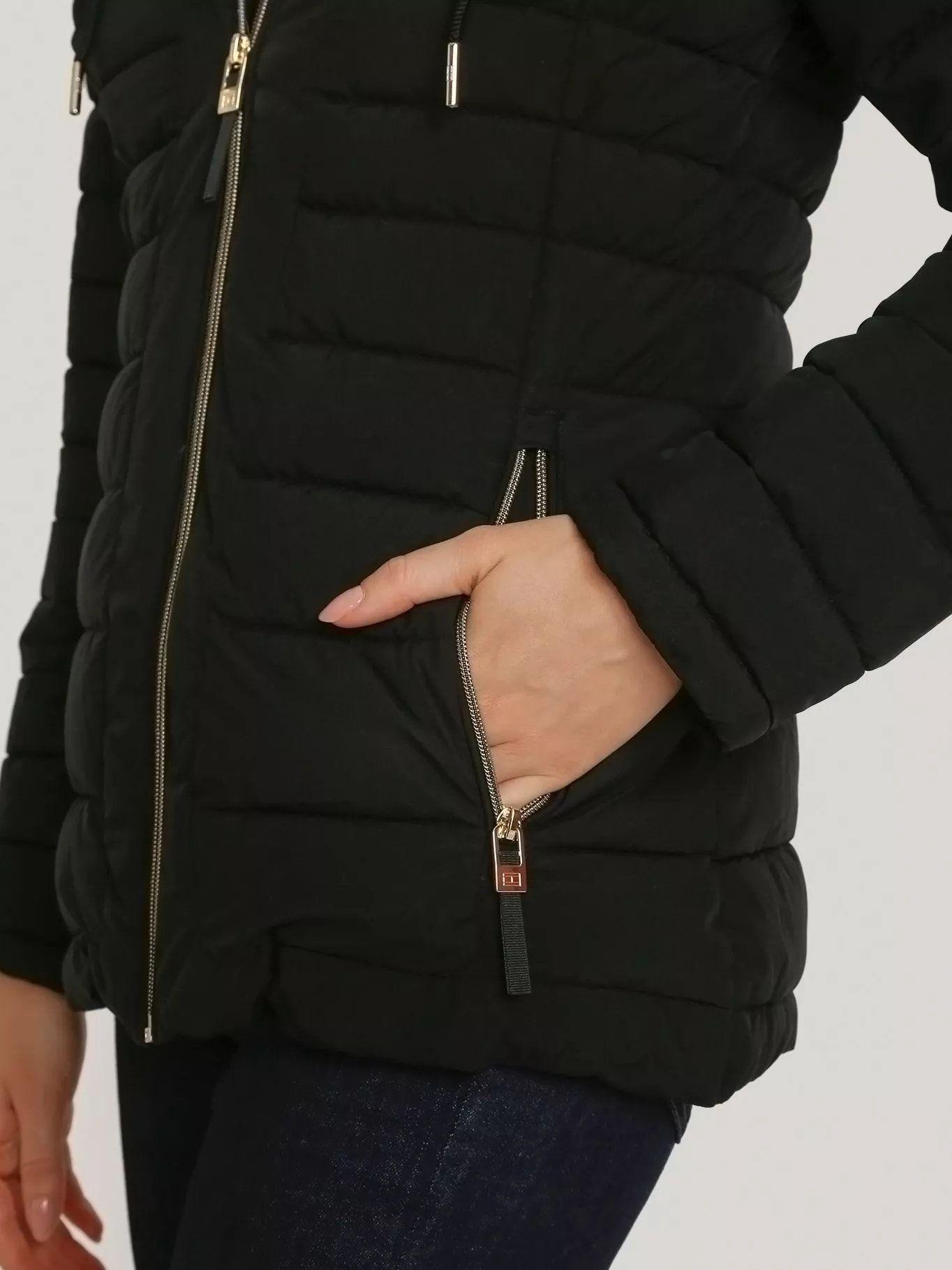 Parka Ligera Acolchada Negro Tommy Hilfiger-4