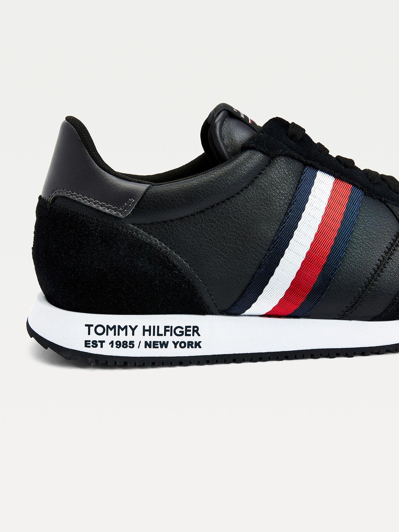 Zapatilla Con Cinta Stripe Negro Tommy Hilfiger-2