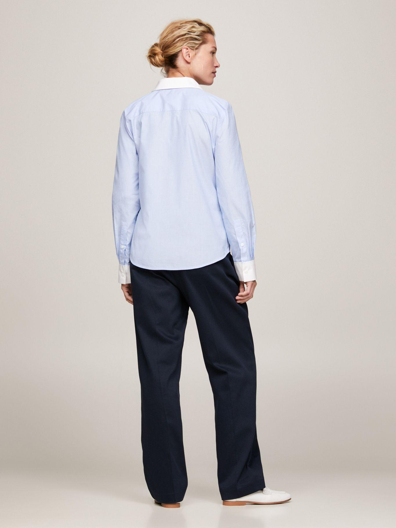 CAMISA CUELLO A TRASTE CELESTE TOMMY HILFIGER-2