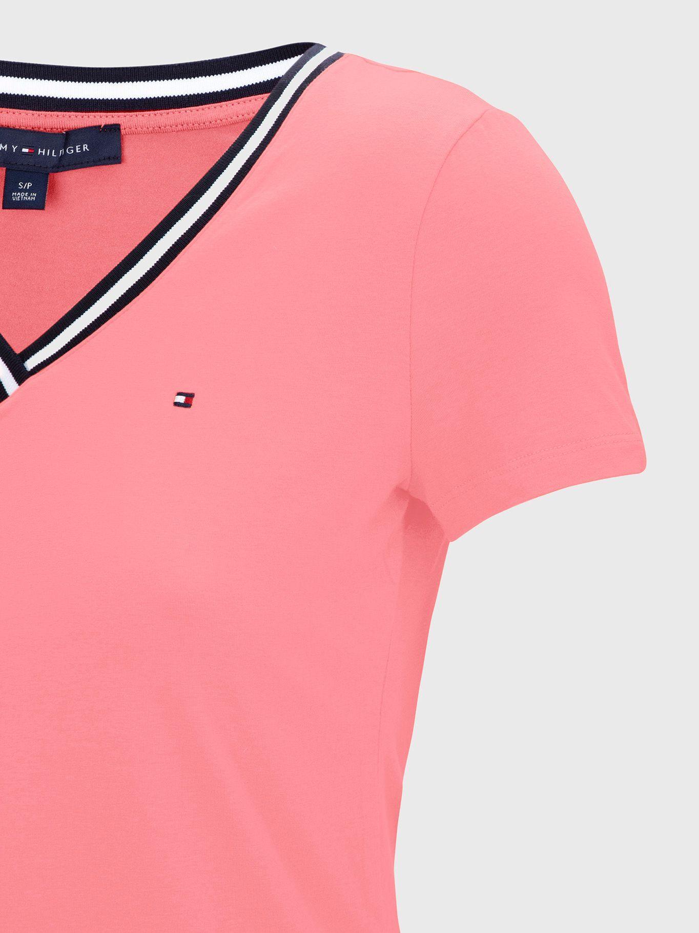 Polera Basica V-Neck Tommy Hilfiger MYO2-3