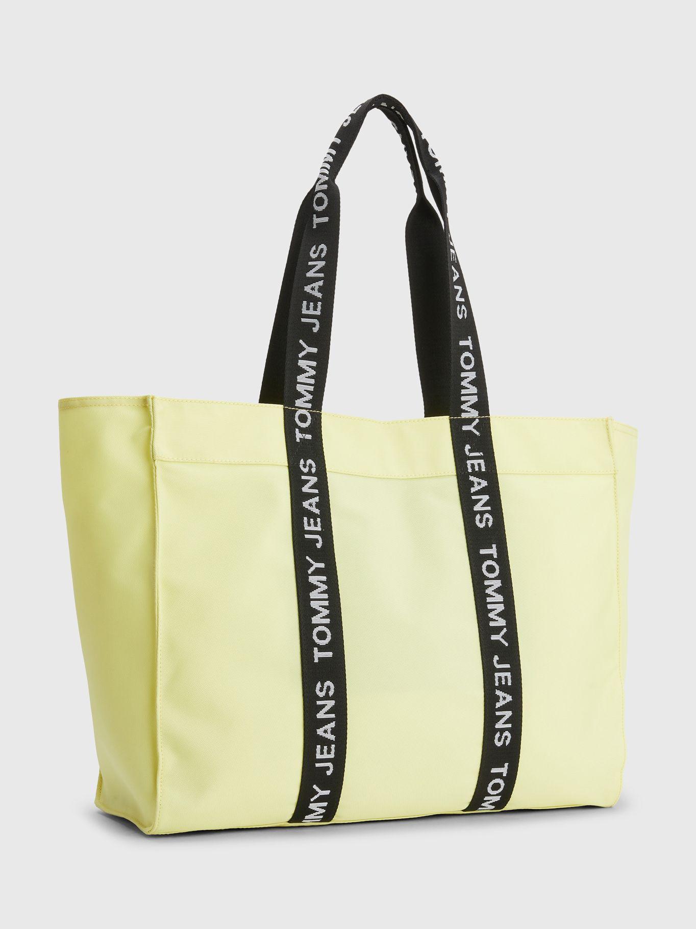 Tote Essential Con Inscripción Amarillo Tommy Hilfiger-4