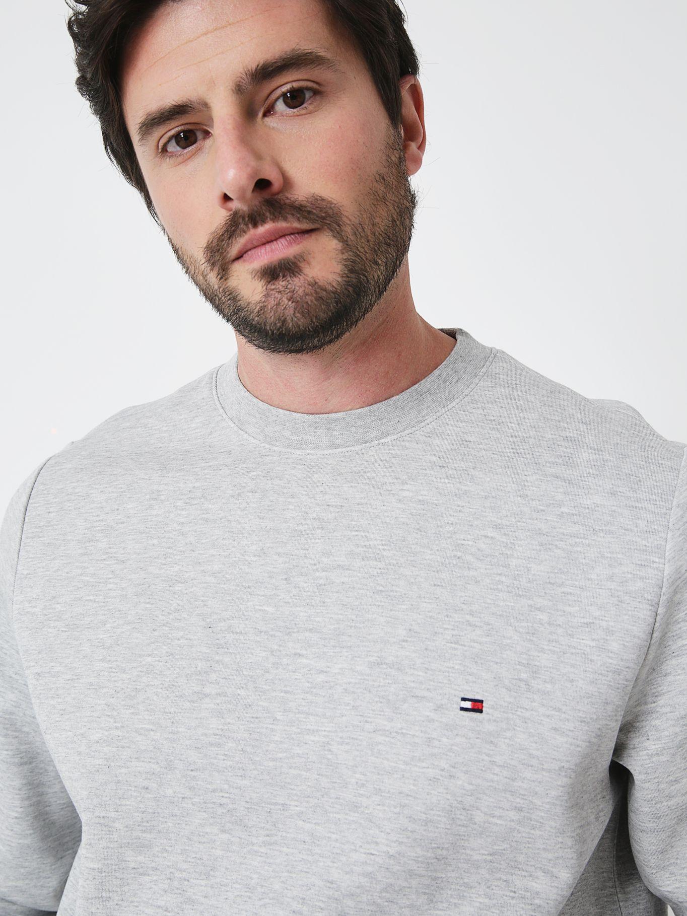 Poleron Im Solid Con Logo Gris Tommy Hilfiger-3