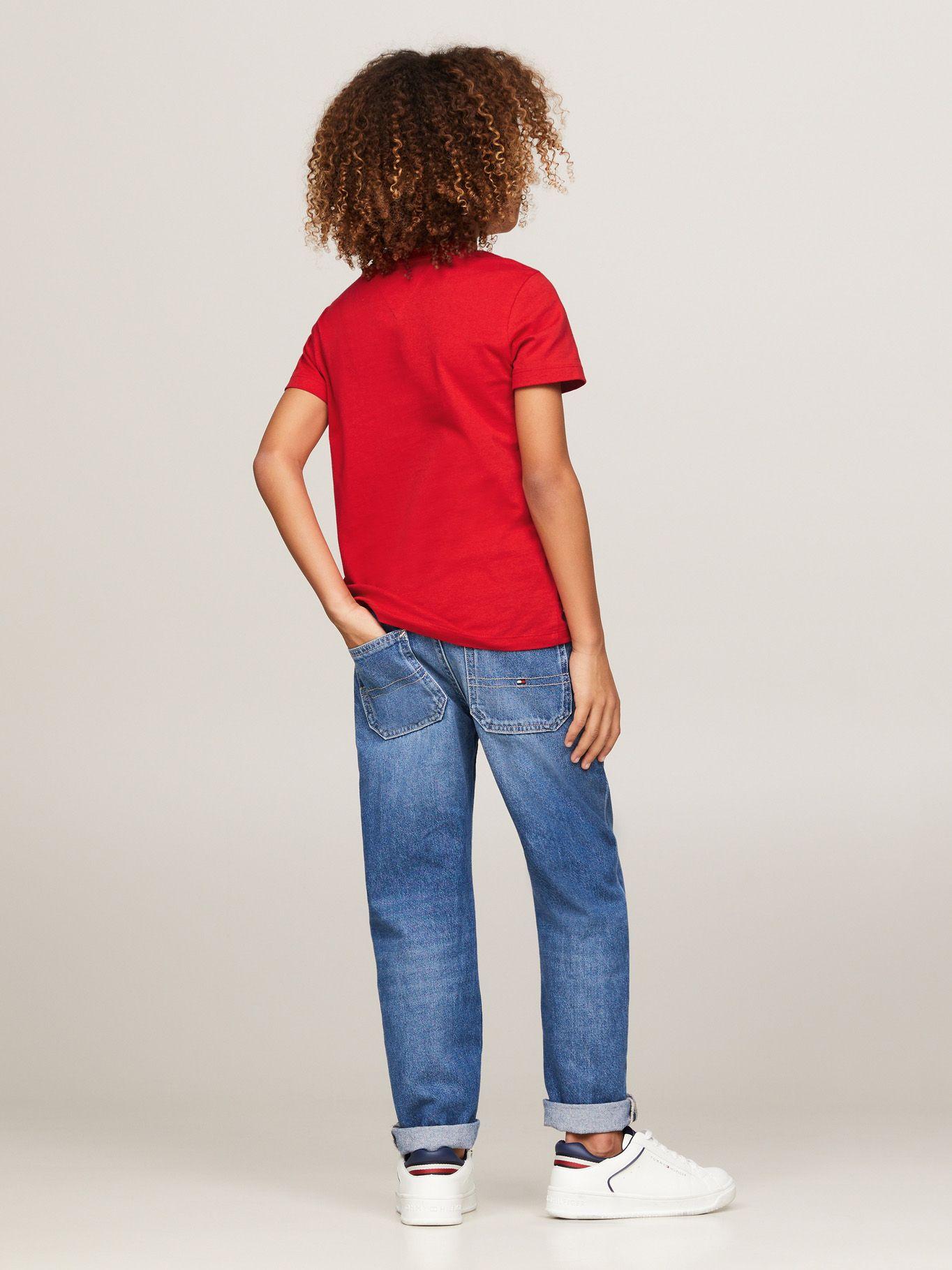 Polera Logo Script XND Rojo Tommy Hilfiger-2