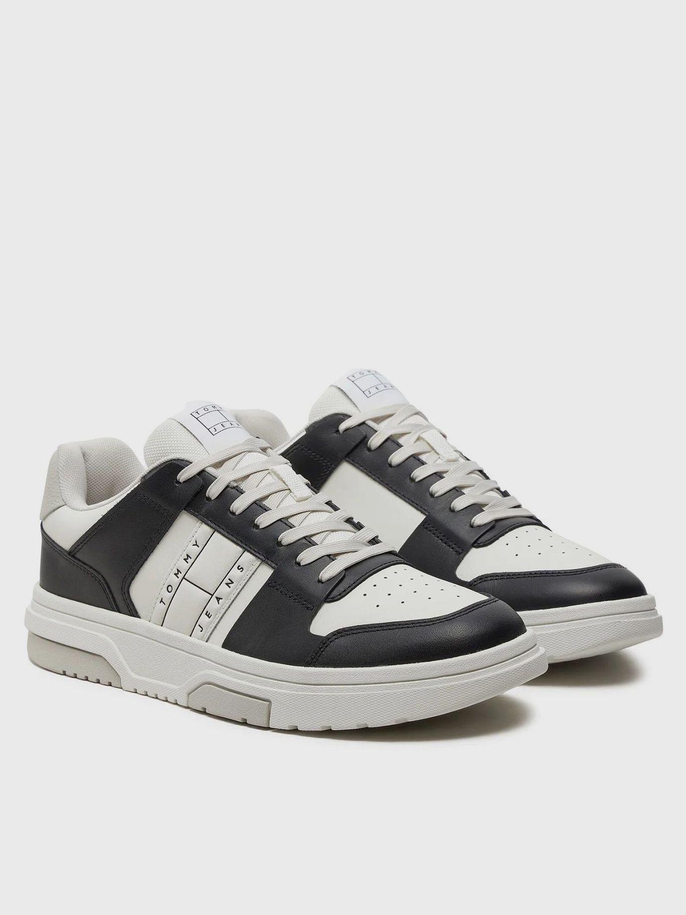 Zapatillas De Cuero The Brooklyn Negro Tommy Hilfiger-0