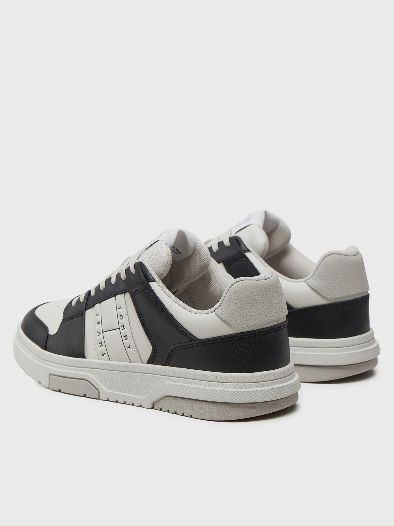 Zapatillas De Cuero The Brooklyn Negro Tommy Hilfiger-1