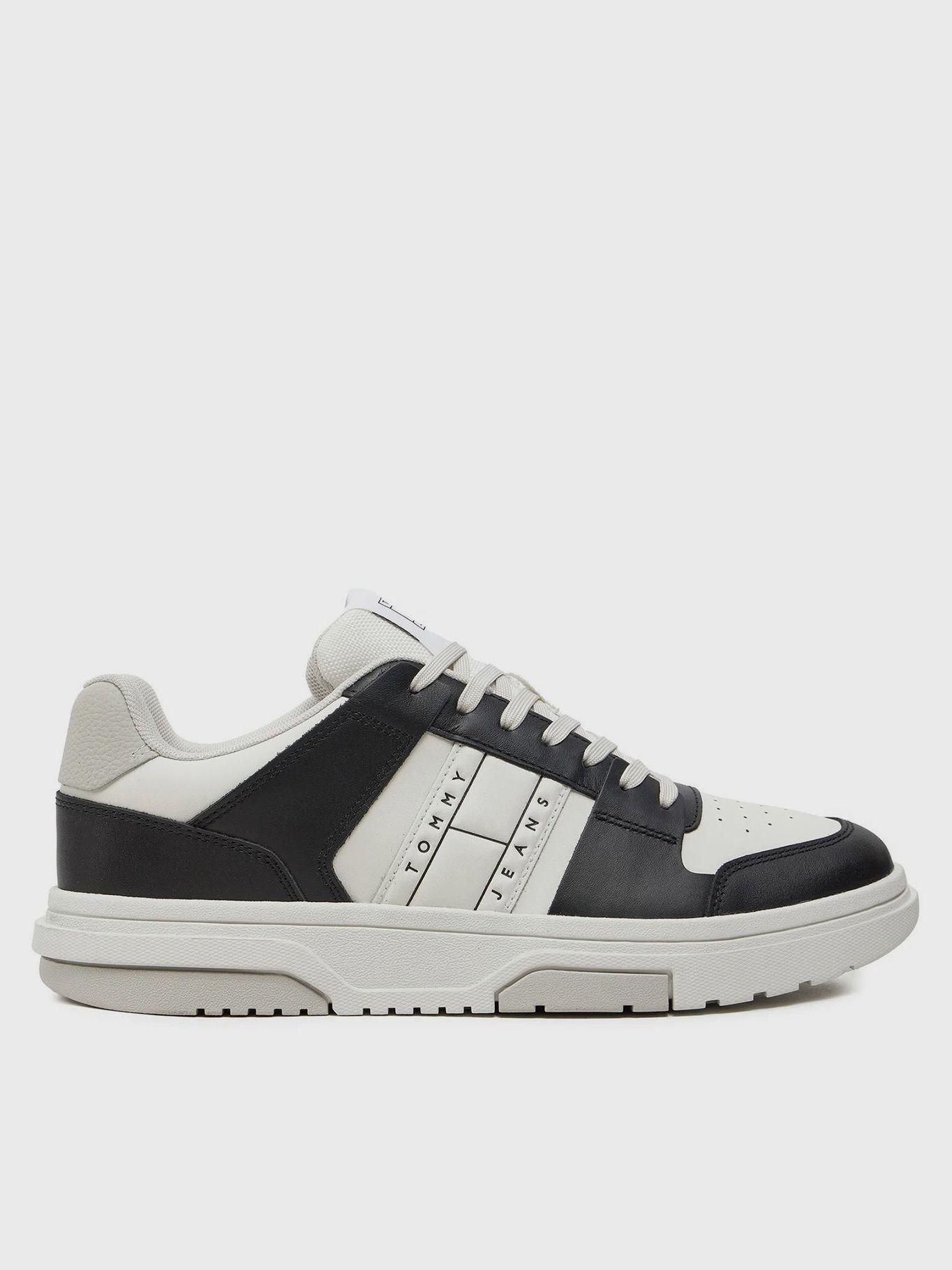 Zapatillas De Cuero The Brooklyn Negro Tommy Hilfiger-4