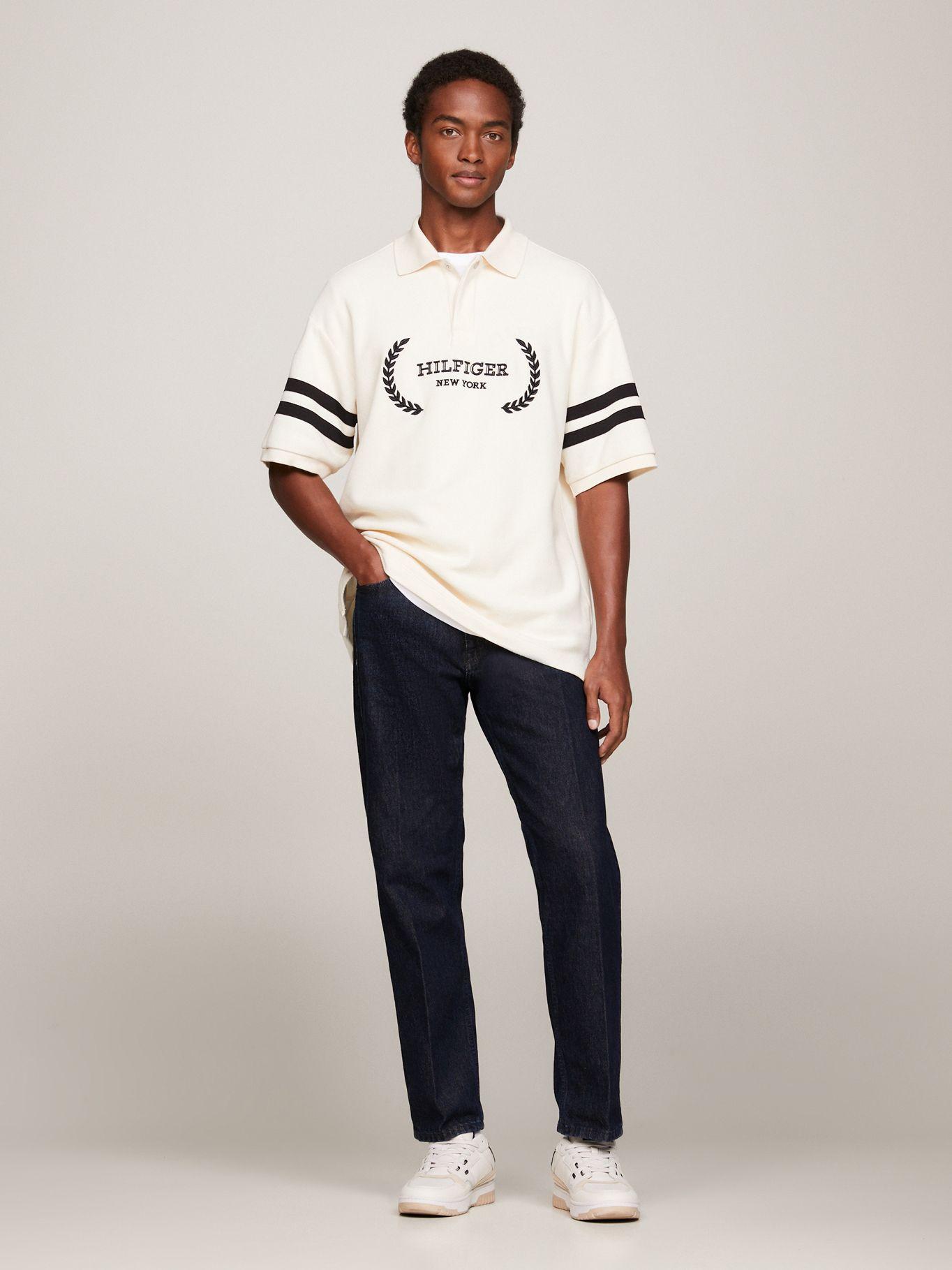 POLO LOGO MONOTYPE BLANCO TOMMY HILFIGER-1