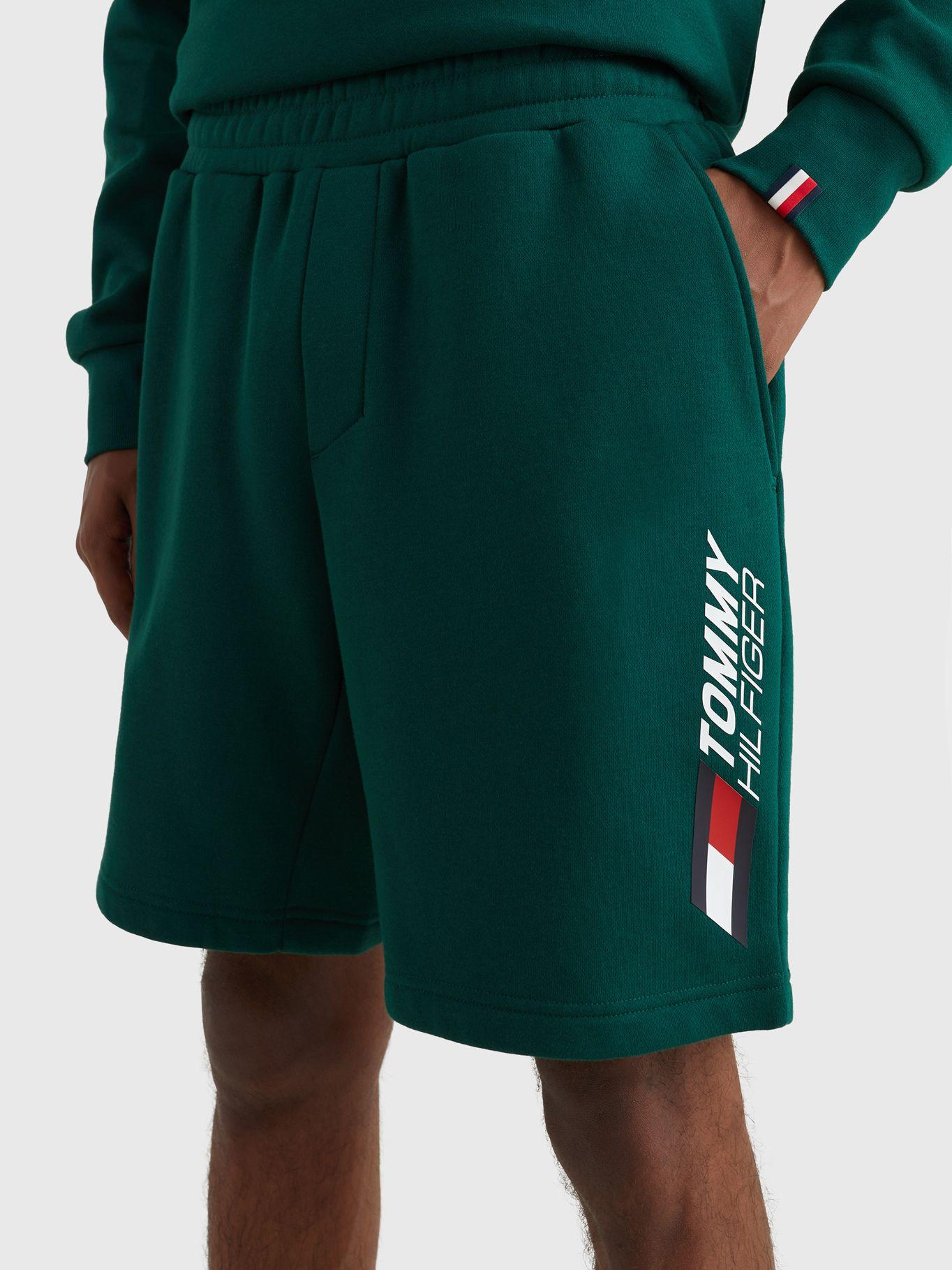 Short Sport Essential De Algodón Verde Tommy Hilfiger-2